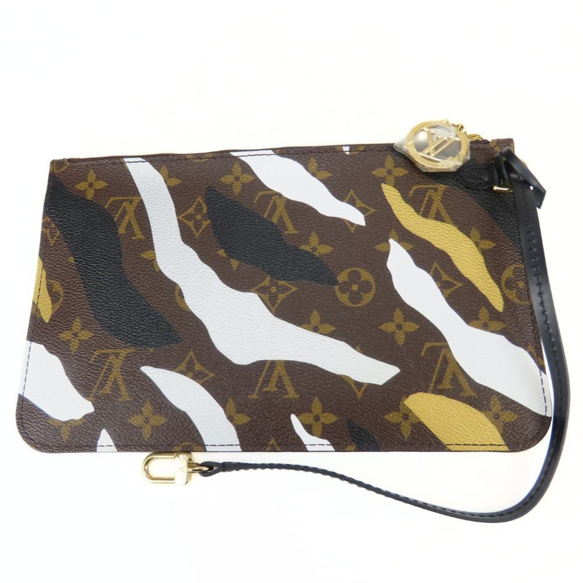 Louis Vuitton Black Brown Gold Silver Monogram Tote Bag (Pre-Owned)