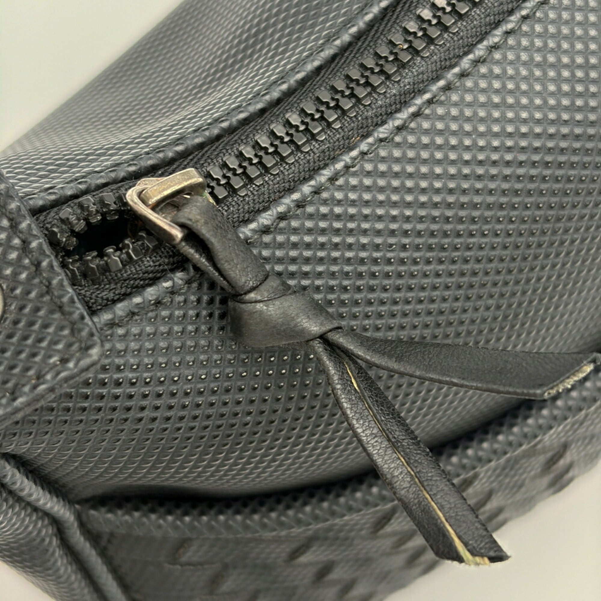 Bottega Veneta Black Pvc Shoulder Bag (Pre-Owned)