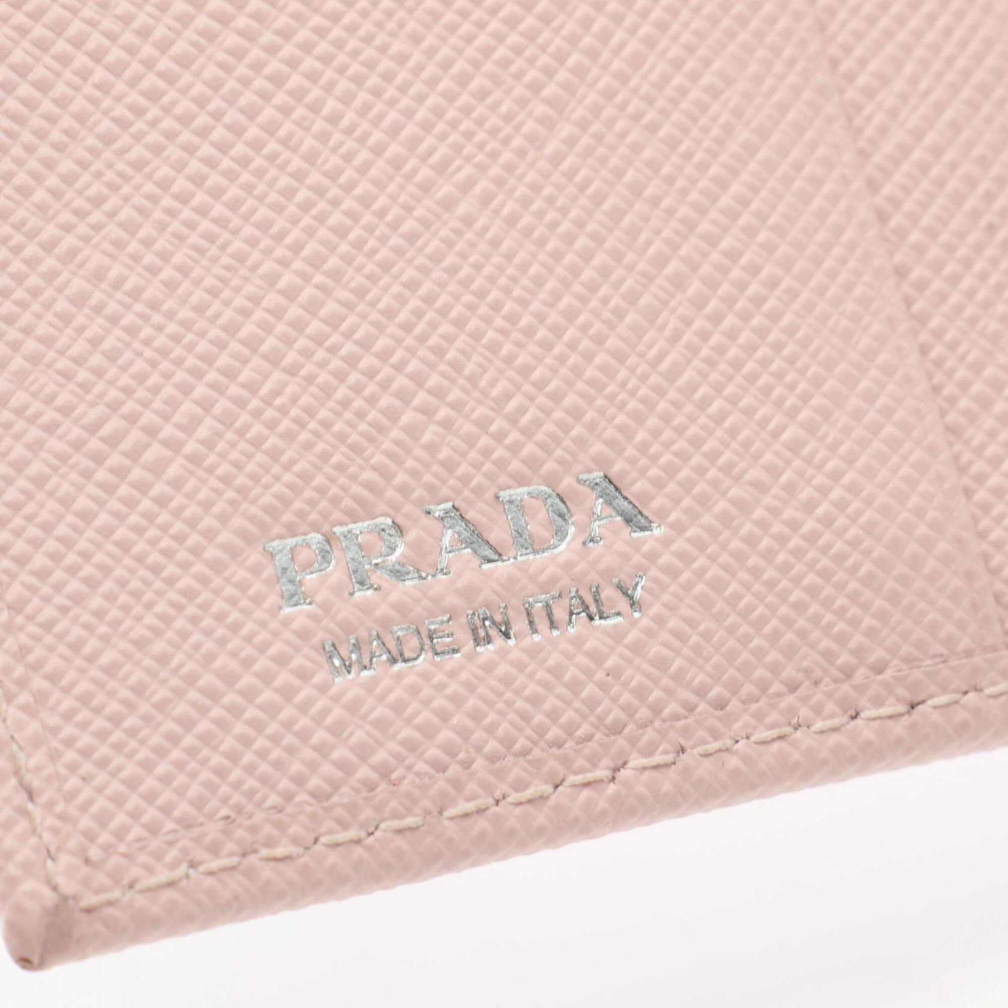 Prada Saffiano Pink Saffiano Wallet (Bi-Fold) (Pre-Owned)