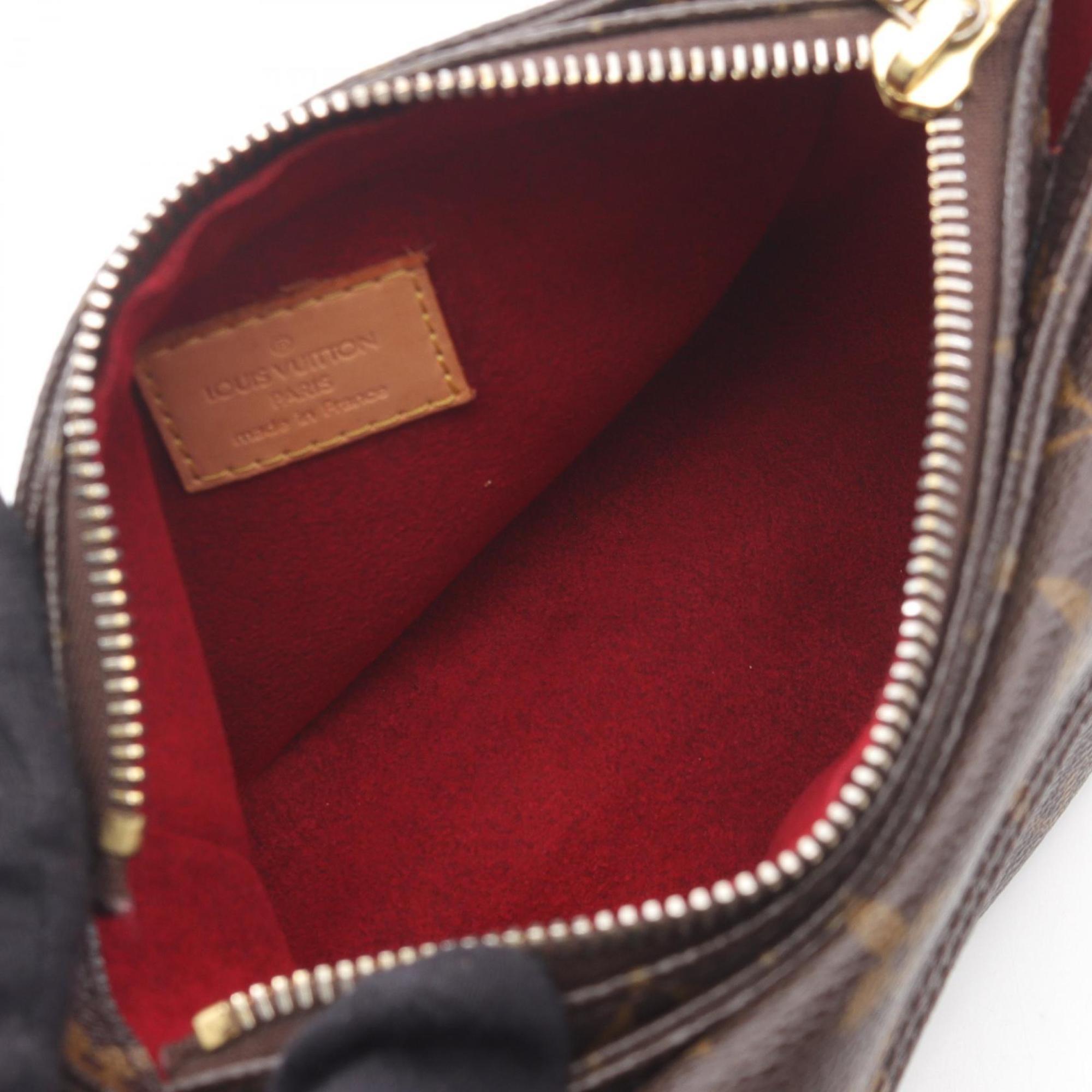 Louis Vuitton Brown Pvc Leather Shoulder Bag (Pre-Owned)