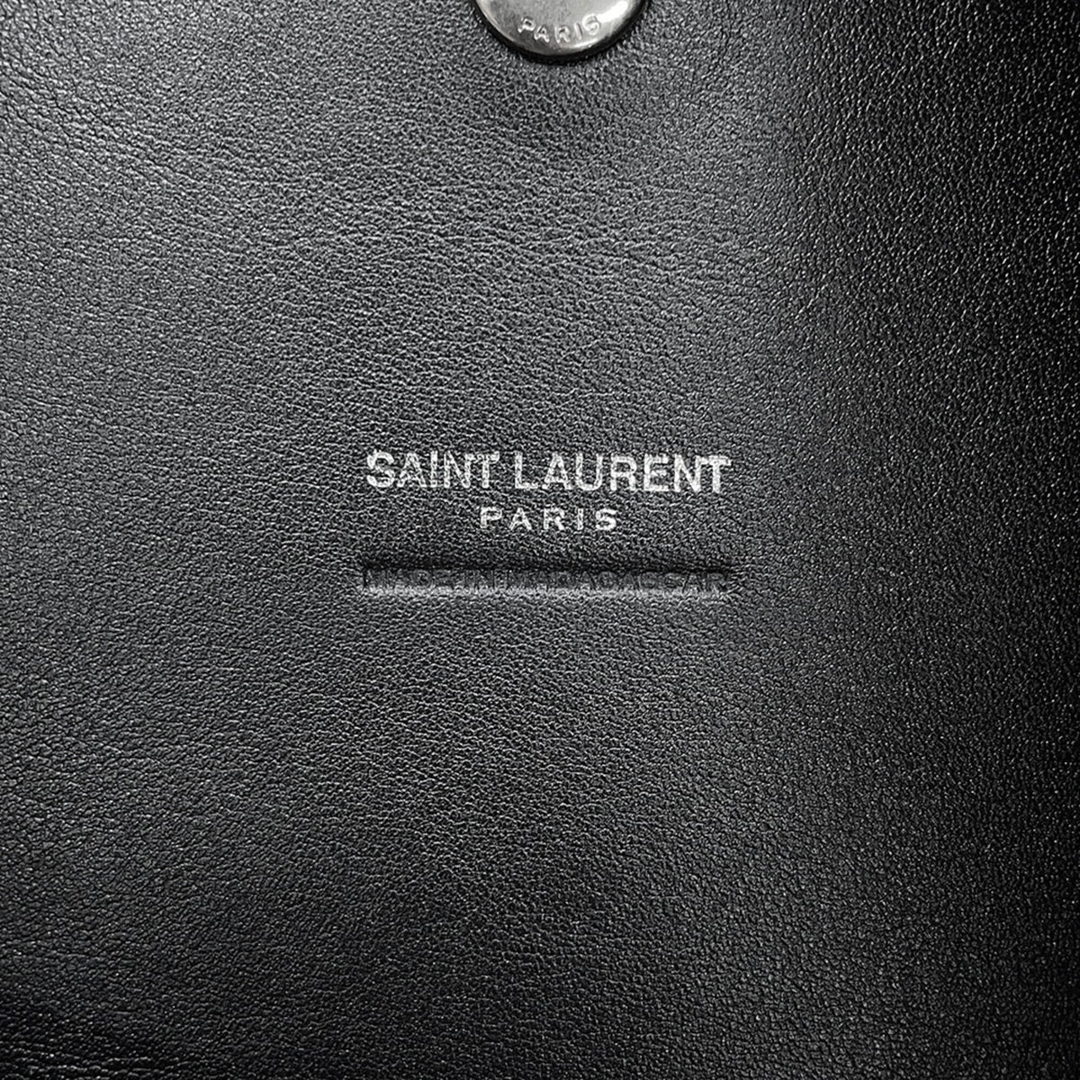 Yves Saint Laurent Black Raffia Handbag Tote Bag (Pre-Owned)