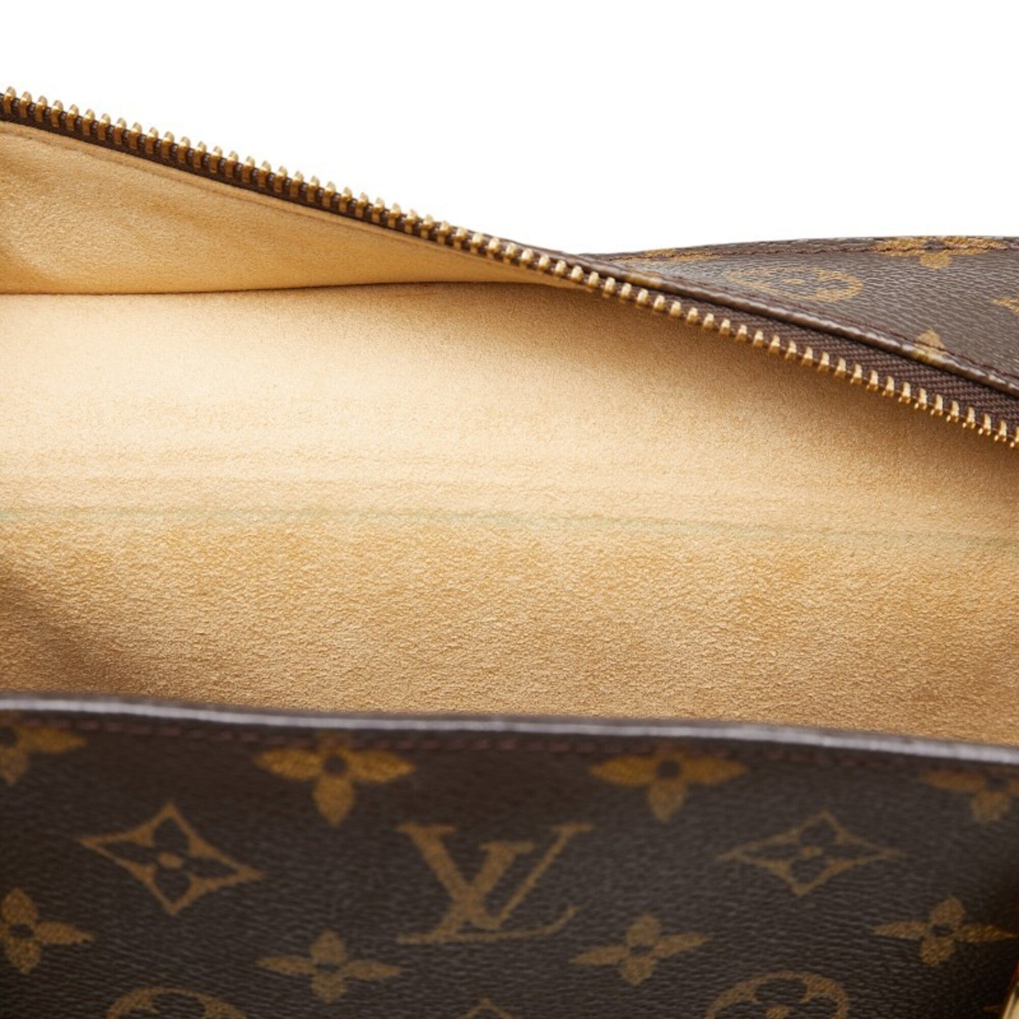 Louis Vuitton Brown Pvc Leather Shoulder Bag Tote Bag (Pre-Owned)