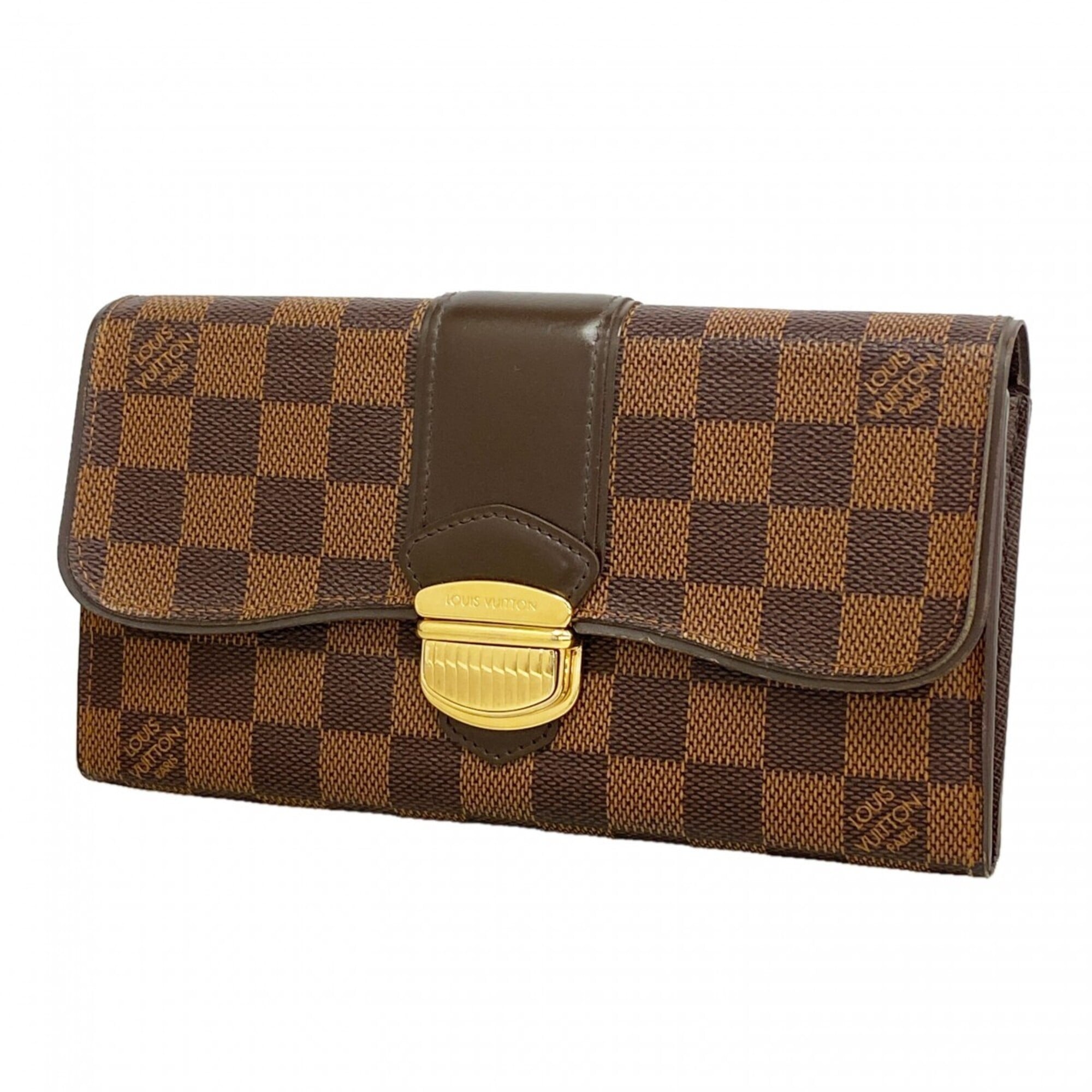 Louis Vuitton Ebene Long Wallet (Bi-Fold) (Pre-Owned)