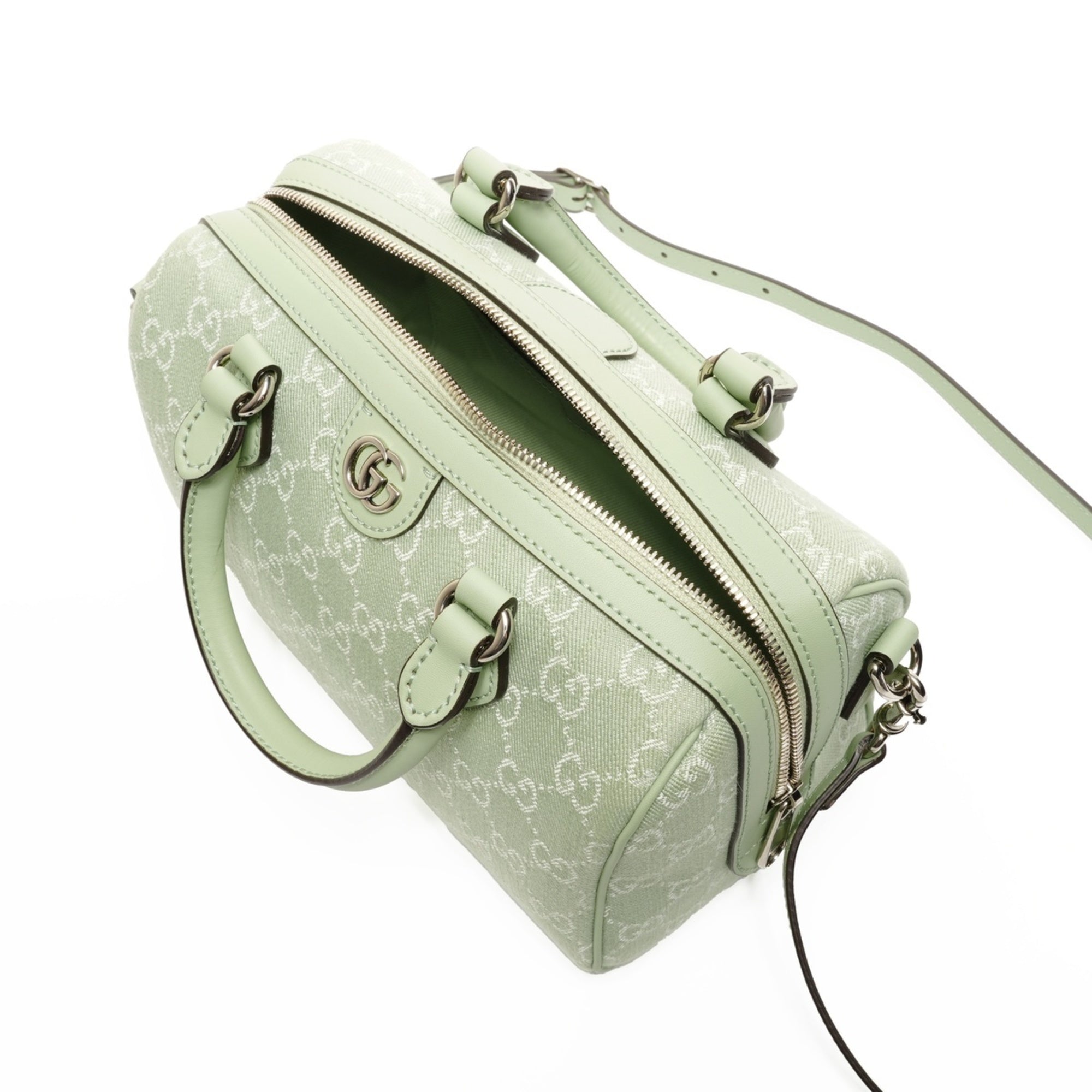 Gucci Green Boston Bag (Pre-Owned)