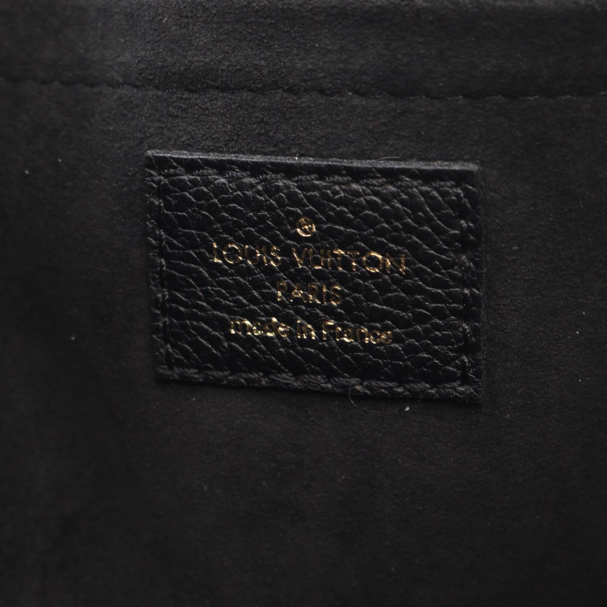 Louis Vuitton Black Noir Monogram Empreinte Handbag Pochette Shoulder Bag (Pre-Owned)