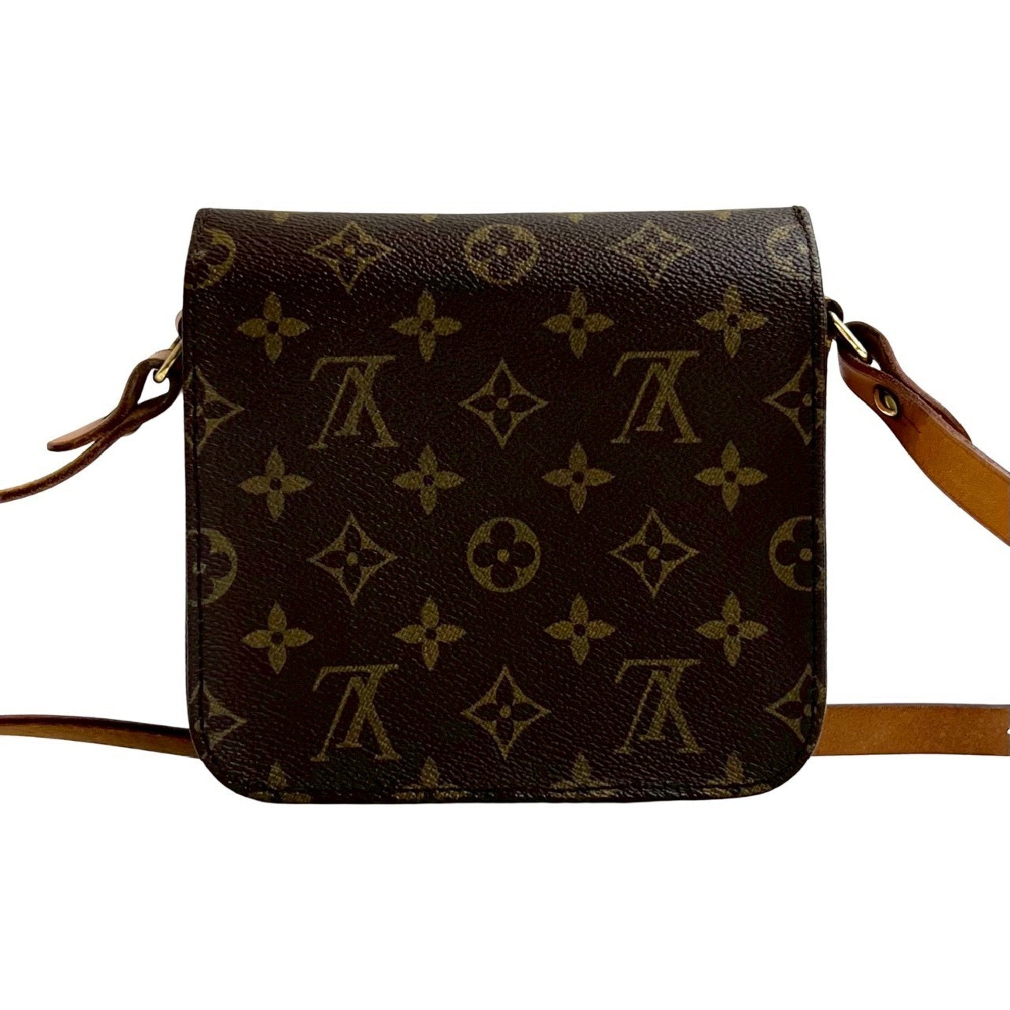 Louis Vuitton Brown Leather Pvc Pochette Shoulder Bag (Pre-Owned)