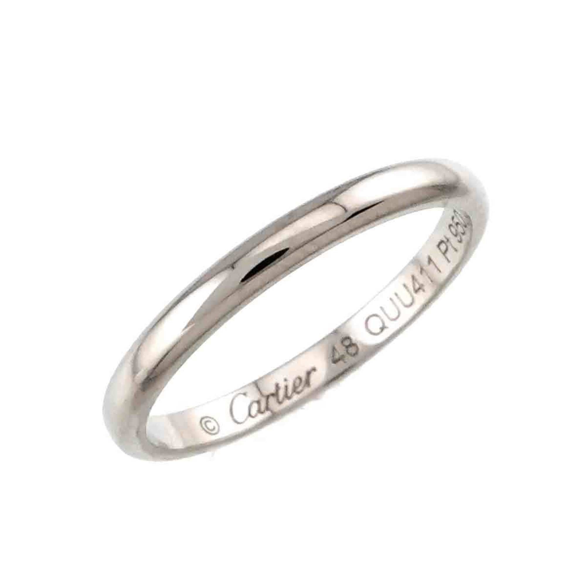 Cartier Platinum 950 Band Ring (Pre-Owned)