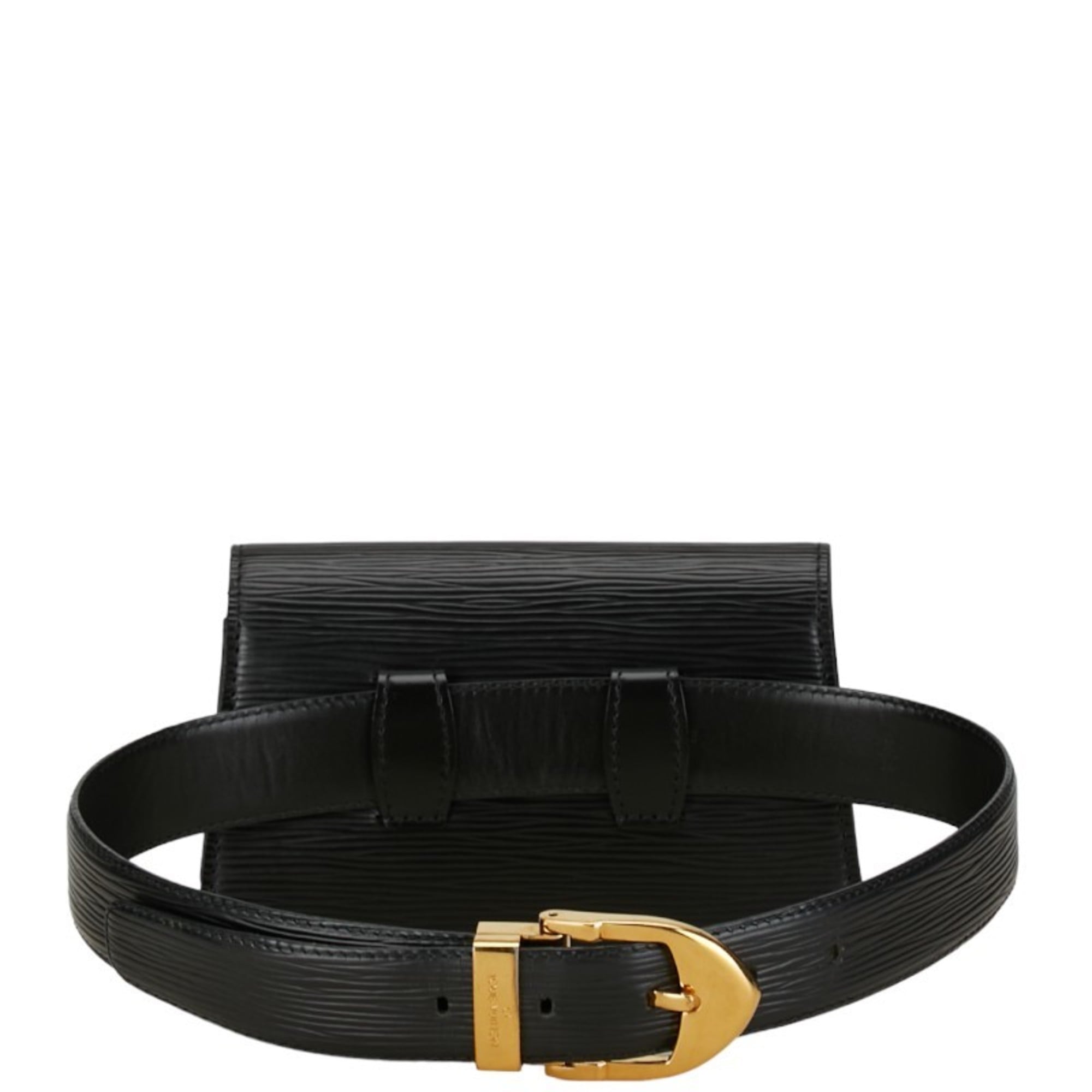 Louis Vuitton Black Noir Leather Shoulder Bag (Pre-Owned)