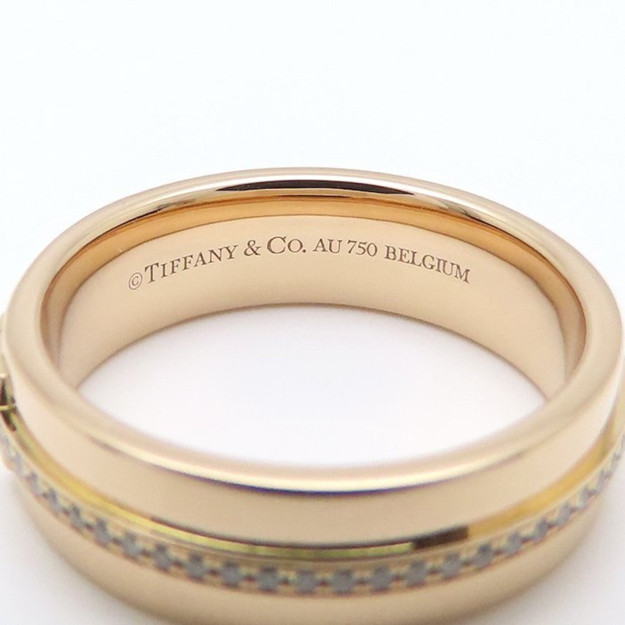 Tiffany Pink Gold (18K) Band Ring (Pre-Owned)