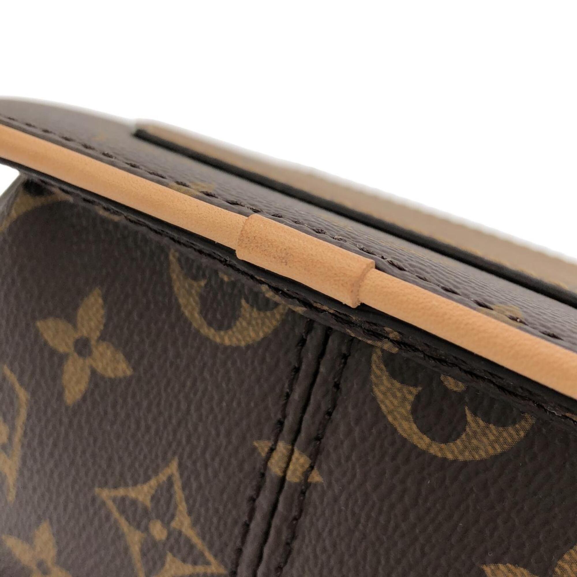 Louis Vuitton Marron Coated Canvas Shoulder Bag (Pre-Owned)