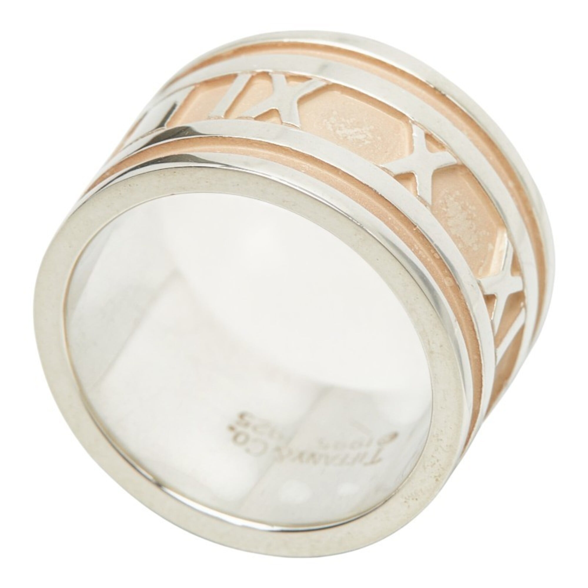 Tiffany Atlas Silver 925 Band Ring (Pre-Owned)