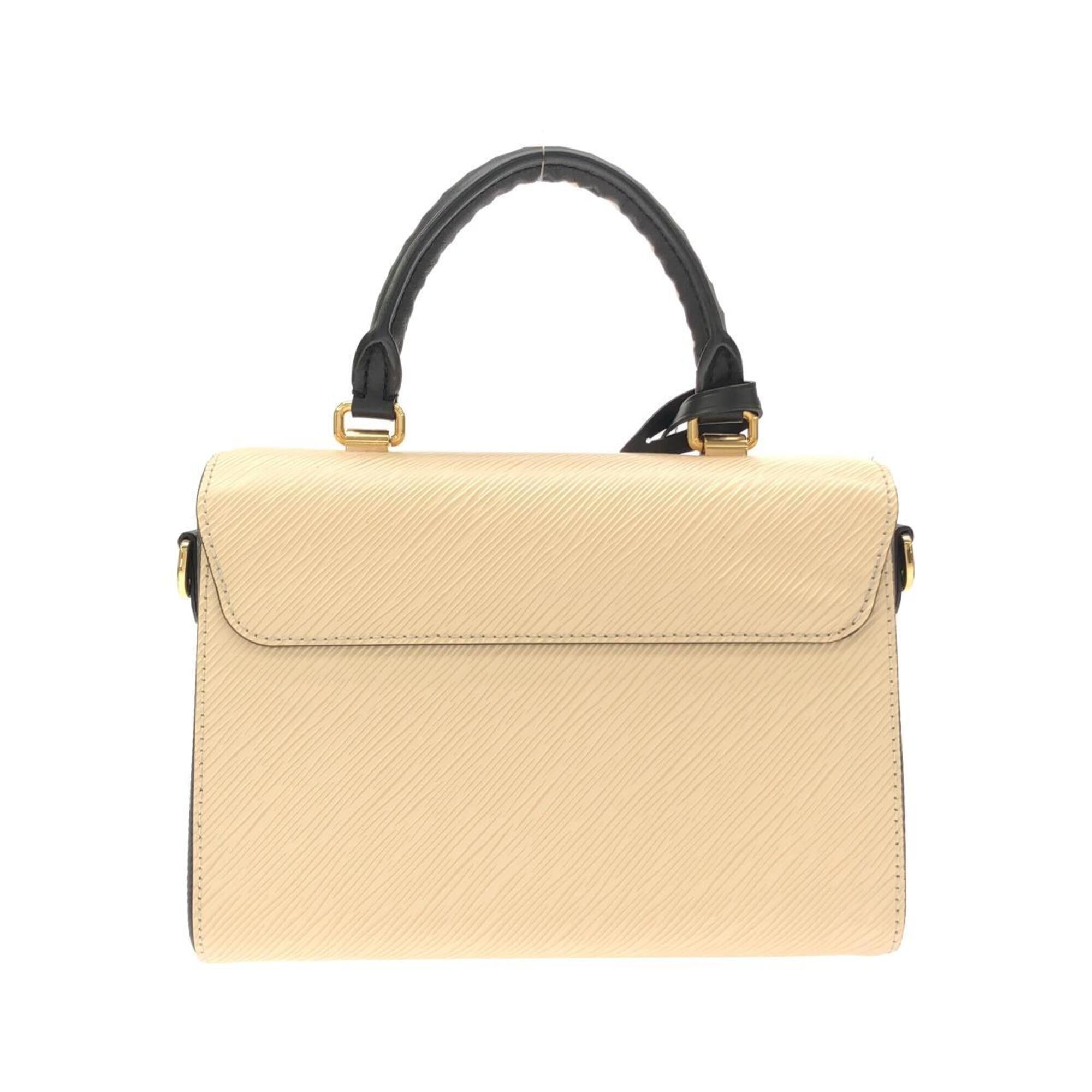 Louis Vuitton Cream Leather Handbag (Pre-Owned)