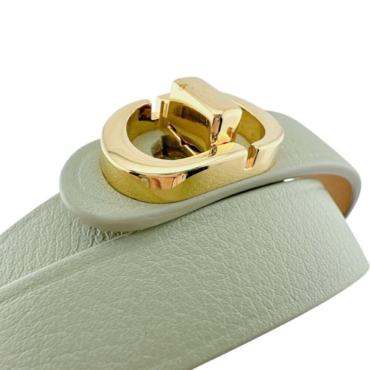 Christian Dior Green Leather Charm Bracelet (Pre-Owned)