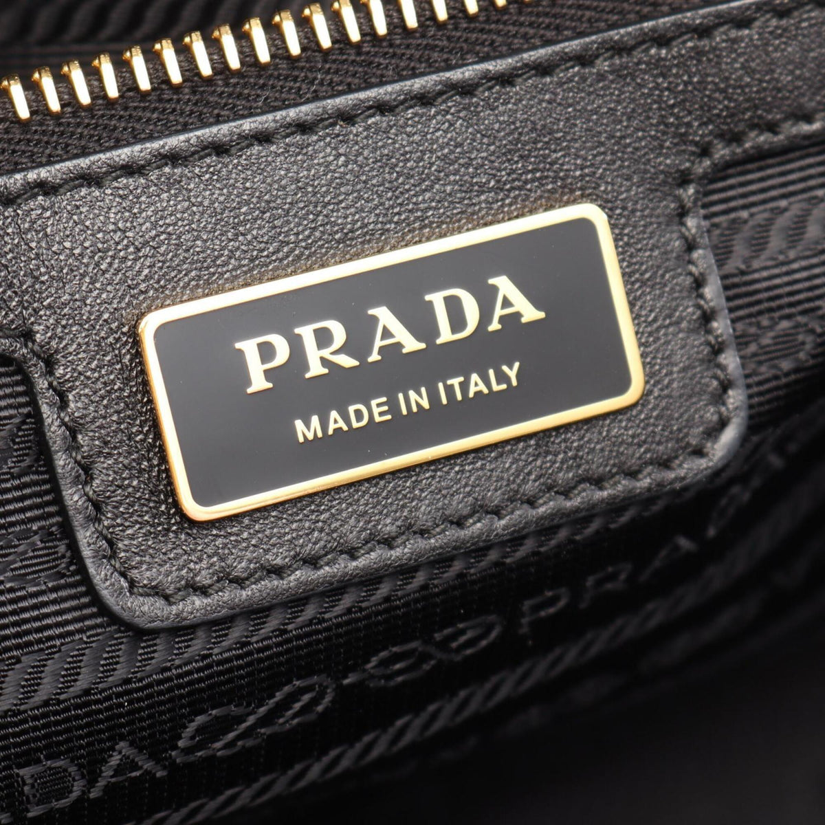 Prada Black Nylon Saffiano Triangle Handbag (Pre-Owned)