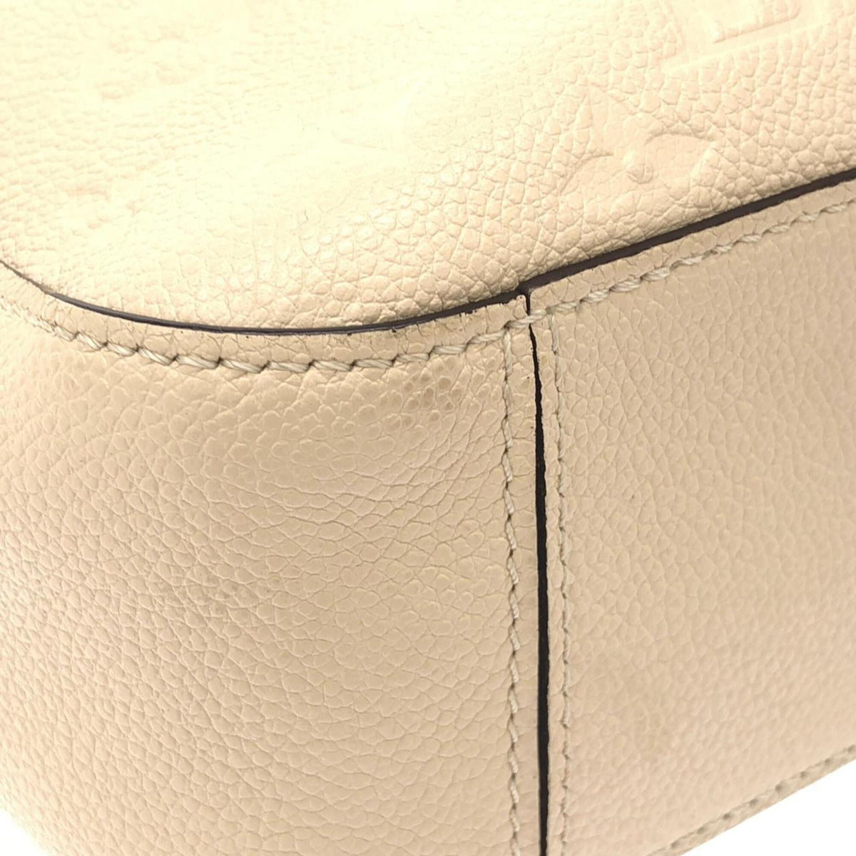 Louis Vuitton Brown Caramel Cream Leather Shoulder Bag (Pre-Owned)