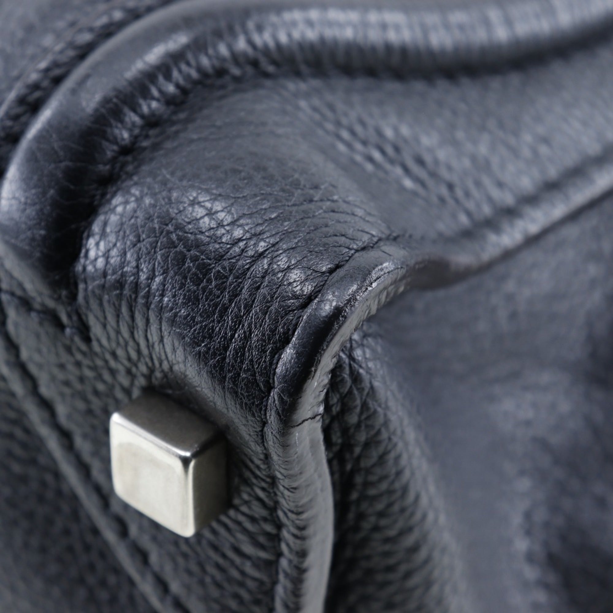 Celine Luggage Black Leather Handbag (Pre-Owned)