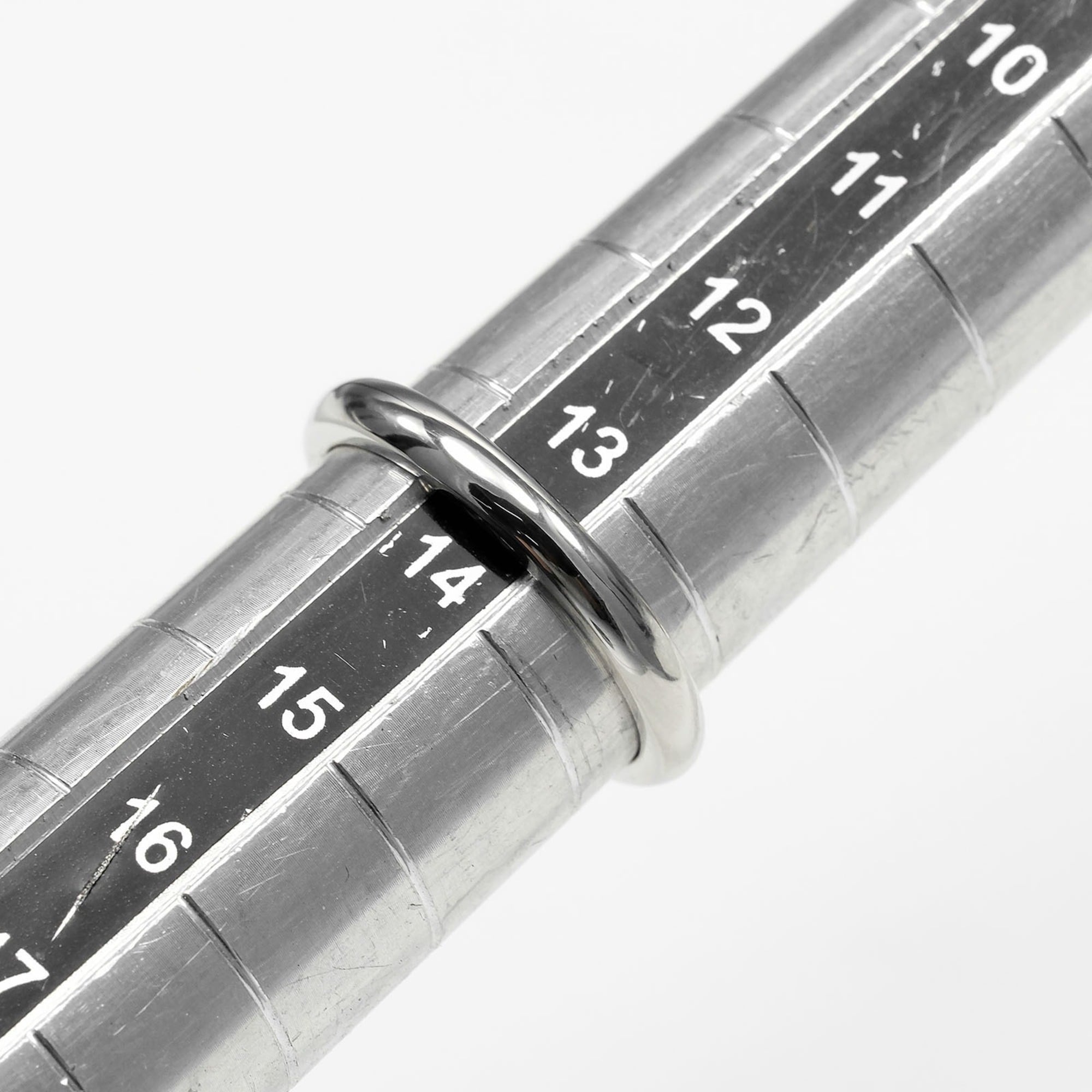 Tiffany Platinum Platinum 950 Band Ring (Pre-Owned)