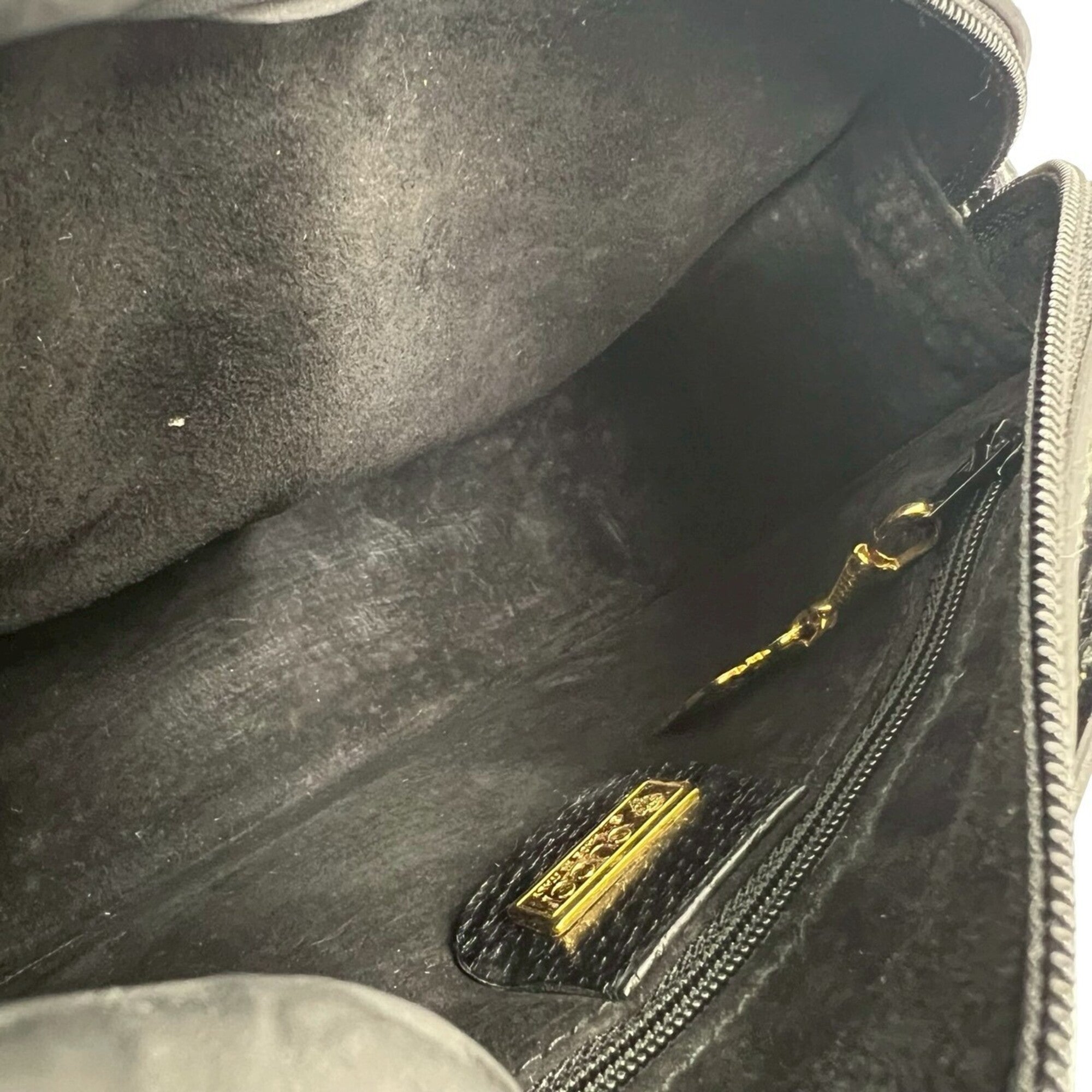 Gucci Black Leather Pochette Shoulder Bag (Pre-Owned)