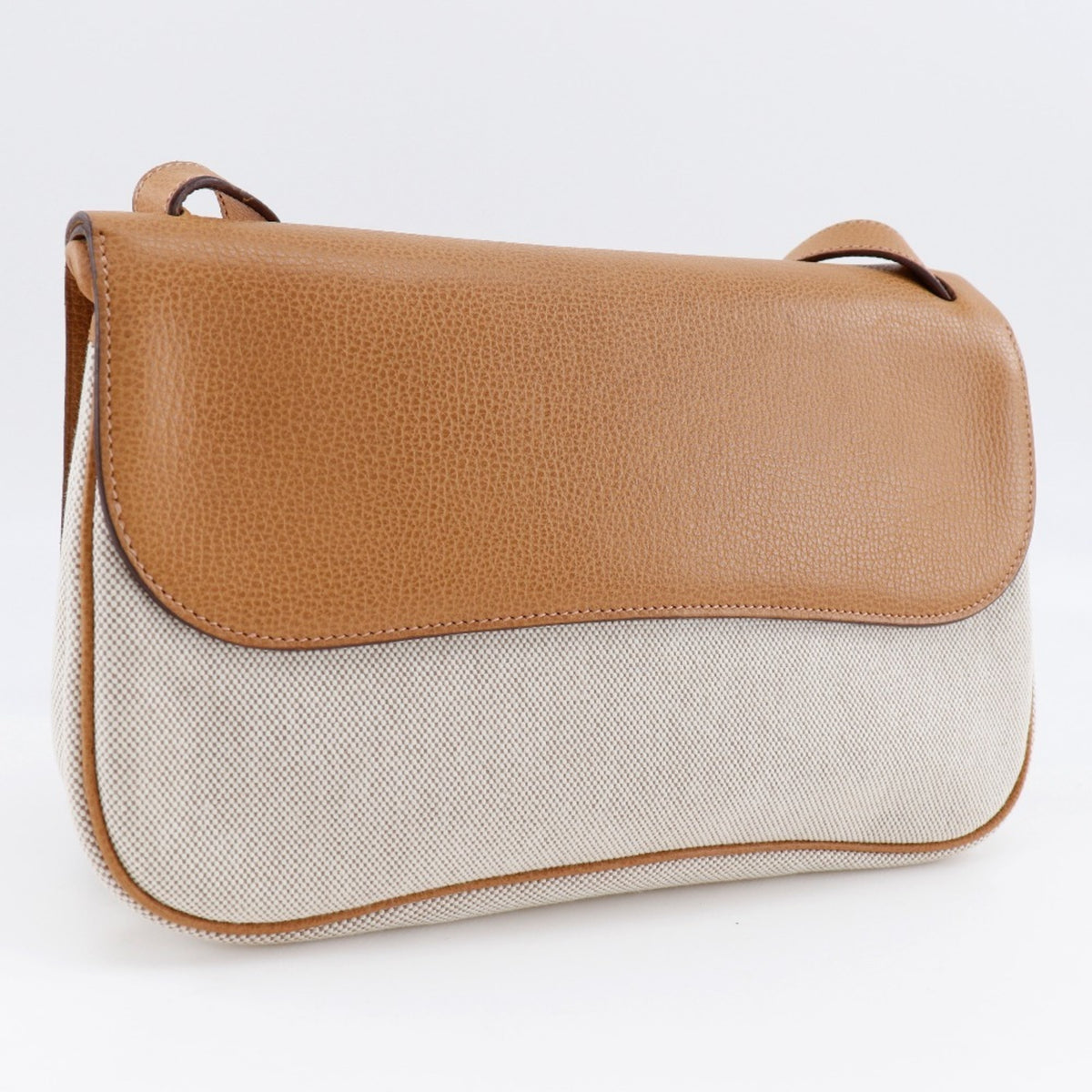 Hermes Brown Toile H Shoulder Bag (Pre-Owned)