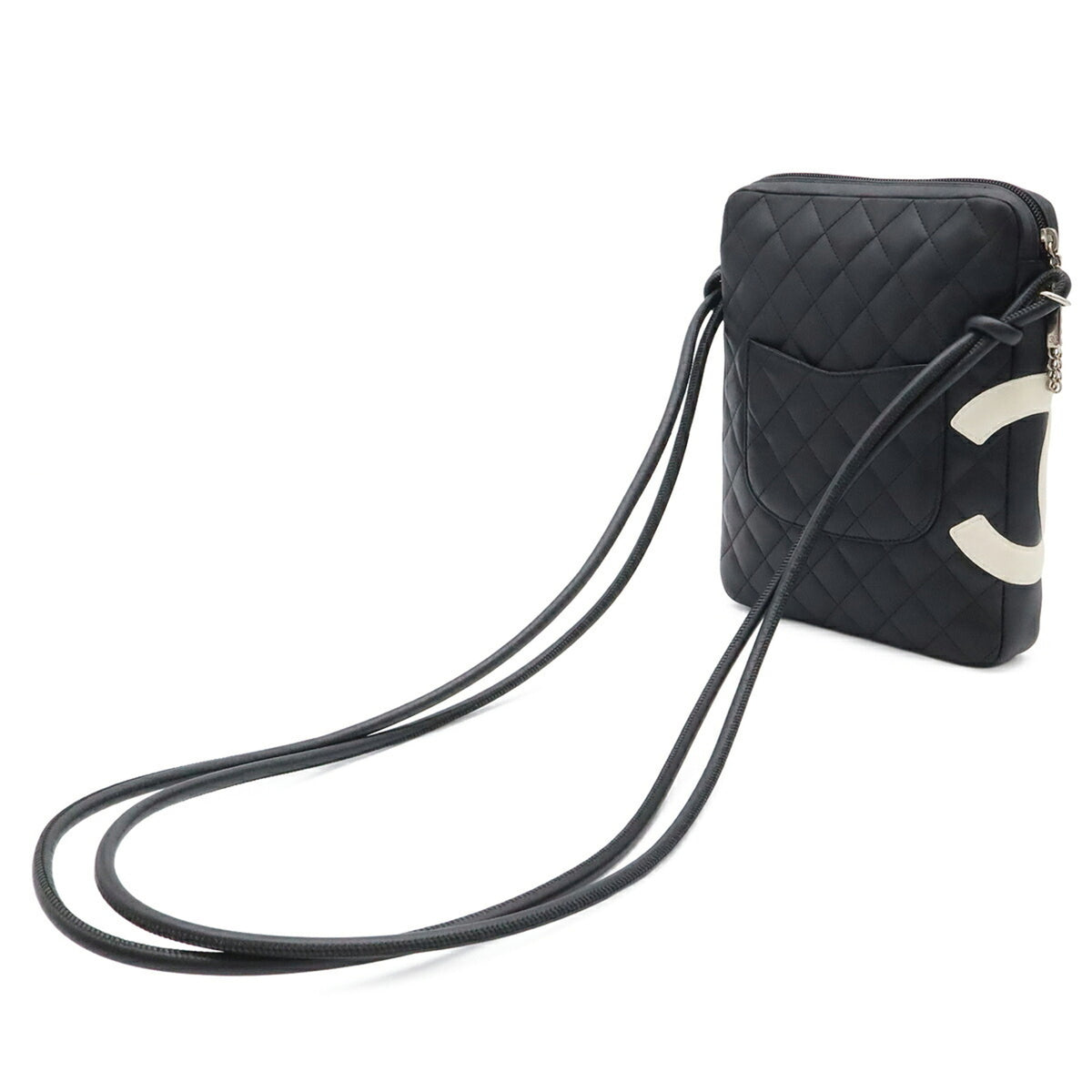 Chanel Black White Cambon Ligne Shoulder Bag (Pre-Owned)