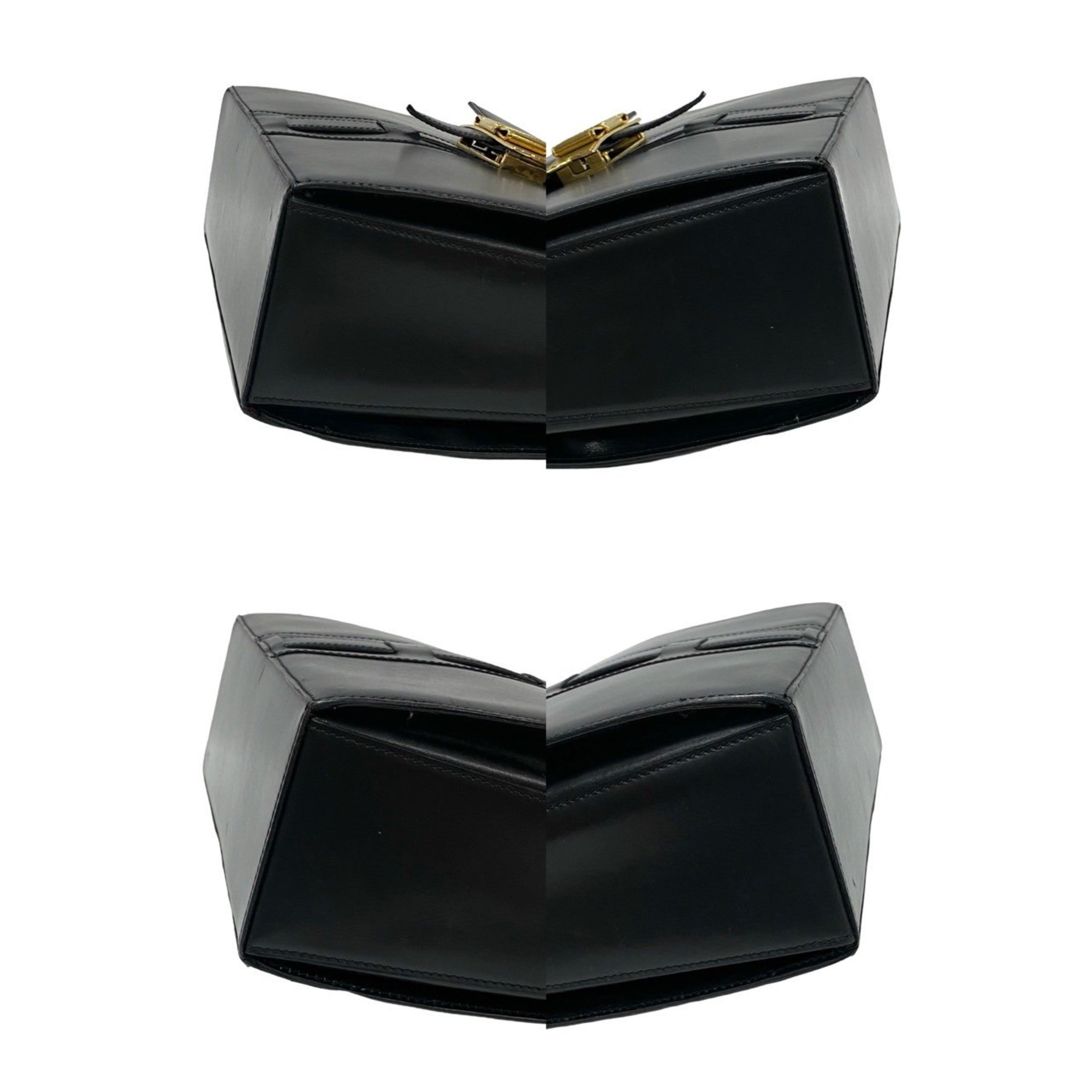 Celine Black Leather Handbag Tote Bag (Pre-Owned)