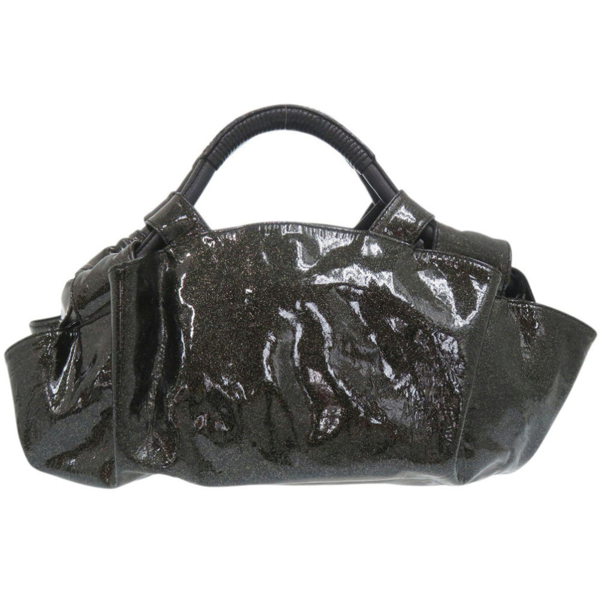 Loewe Black Patent Leather Handbag (Pre-Owned)