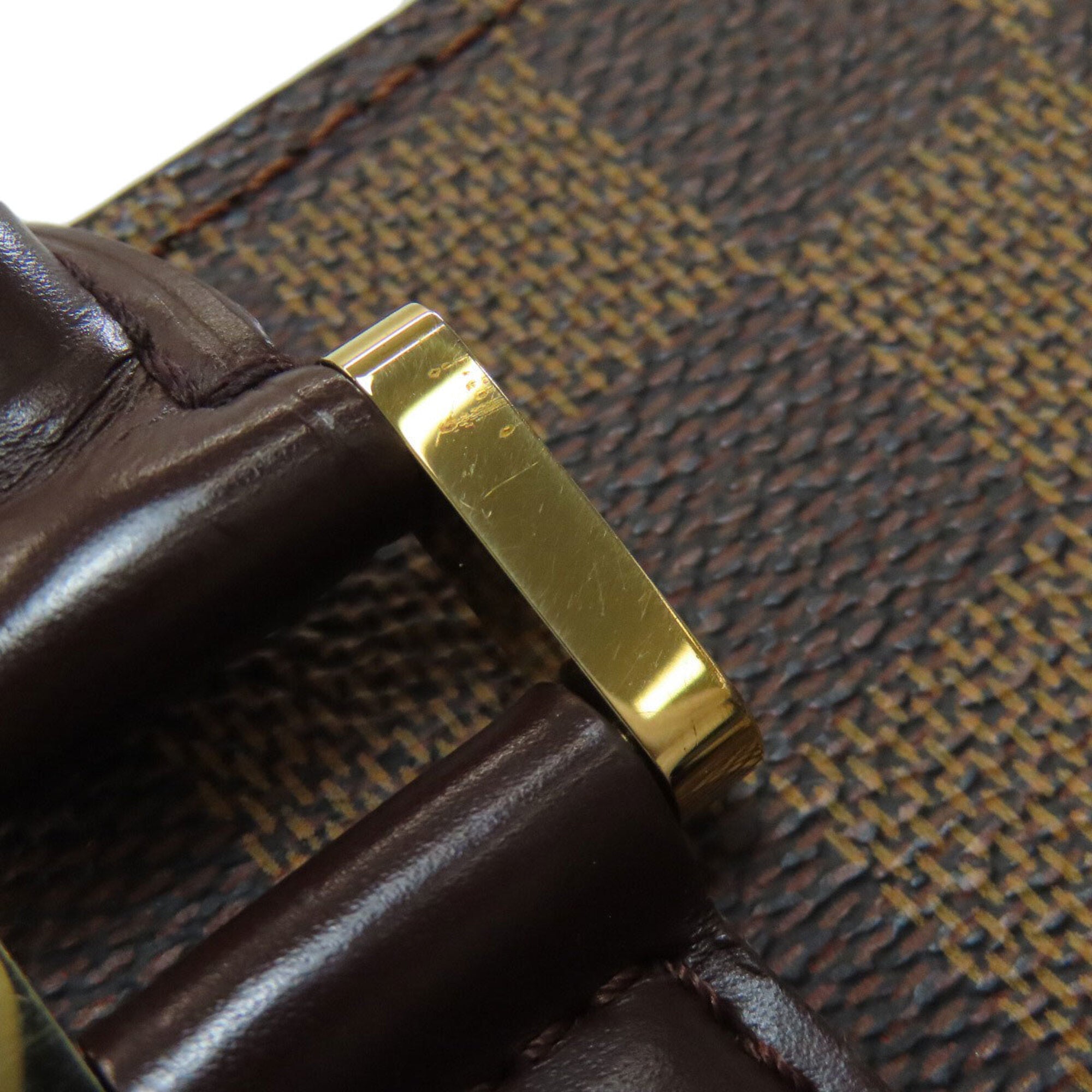 Louis Vuitton Damier Damier Canvas Ebene Damier Canvas Handbag (Pre-Owned)