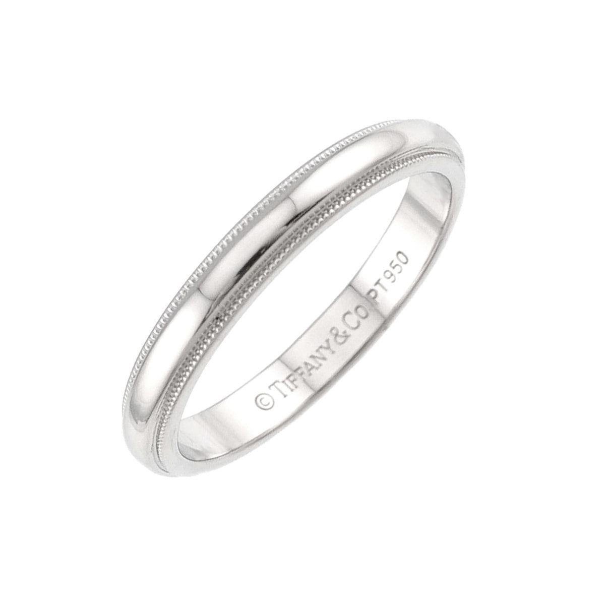 Tiffany Platinum 950 Band Ring (Pre-Owned)