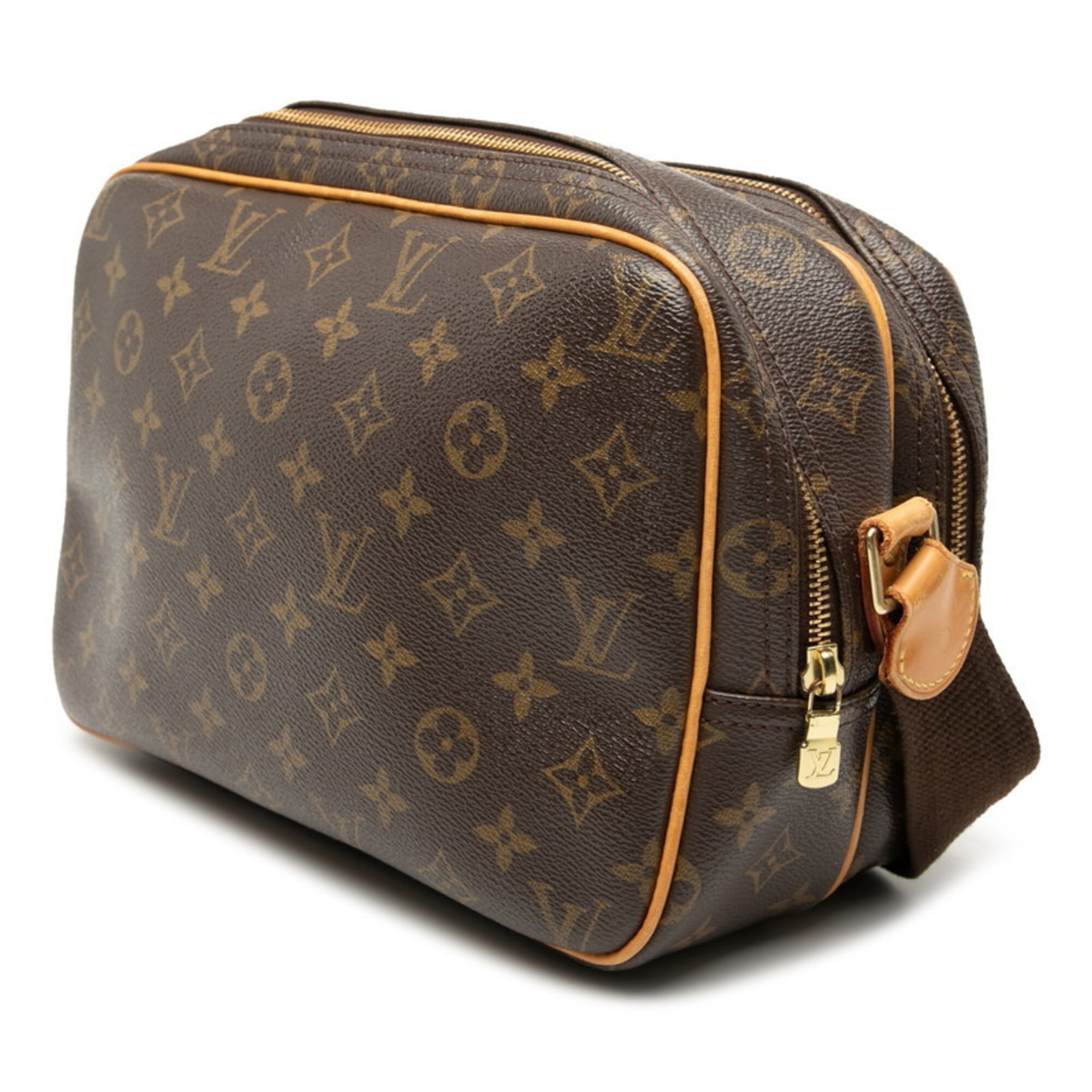Louis Vuitton Brown Pvc Leather Shoulder Bag (Pre-Owned)