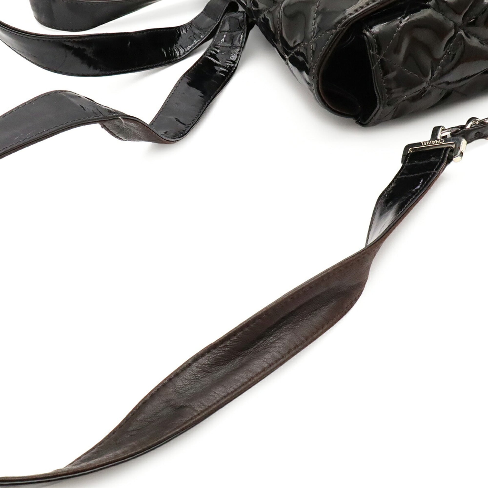 Chanel Black Patent Leather Backpack (Pre-Owned)
