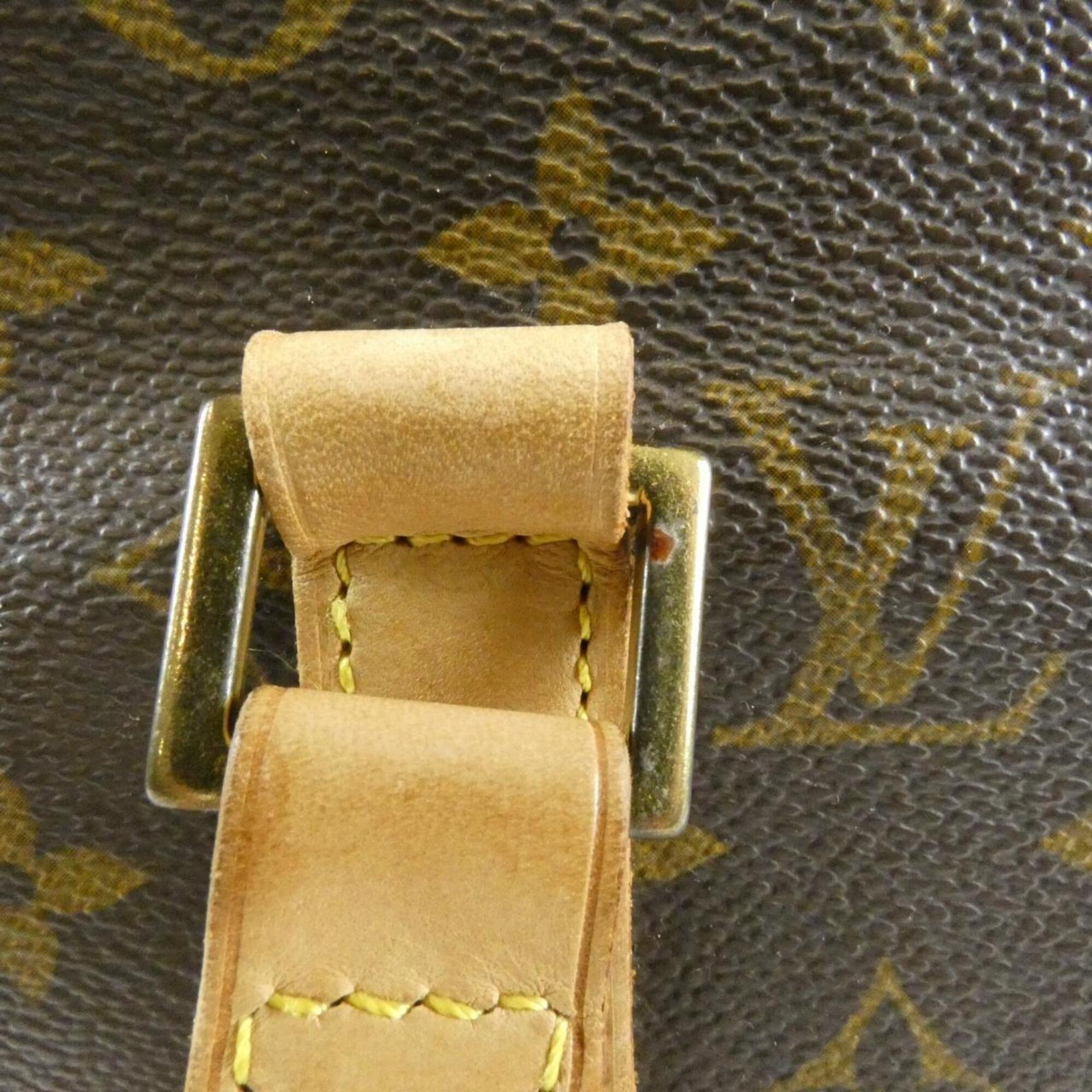Louis Vuitton Monogram Marron Coated Canvas Handbag (Pre-Owned)