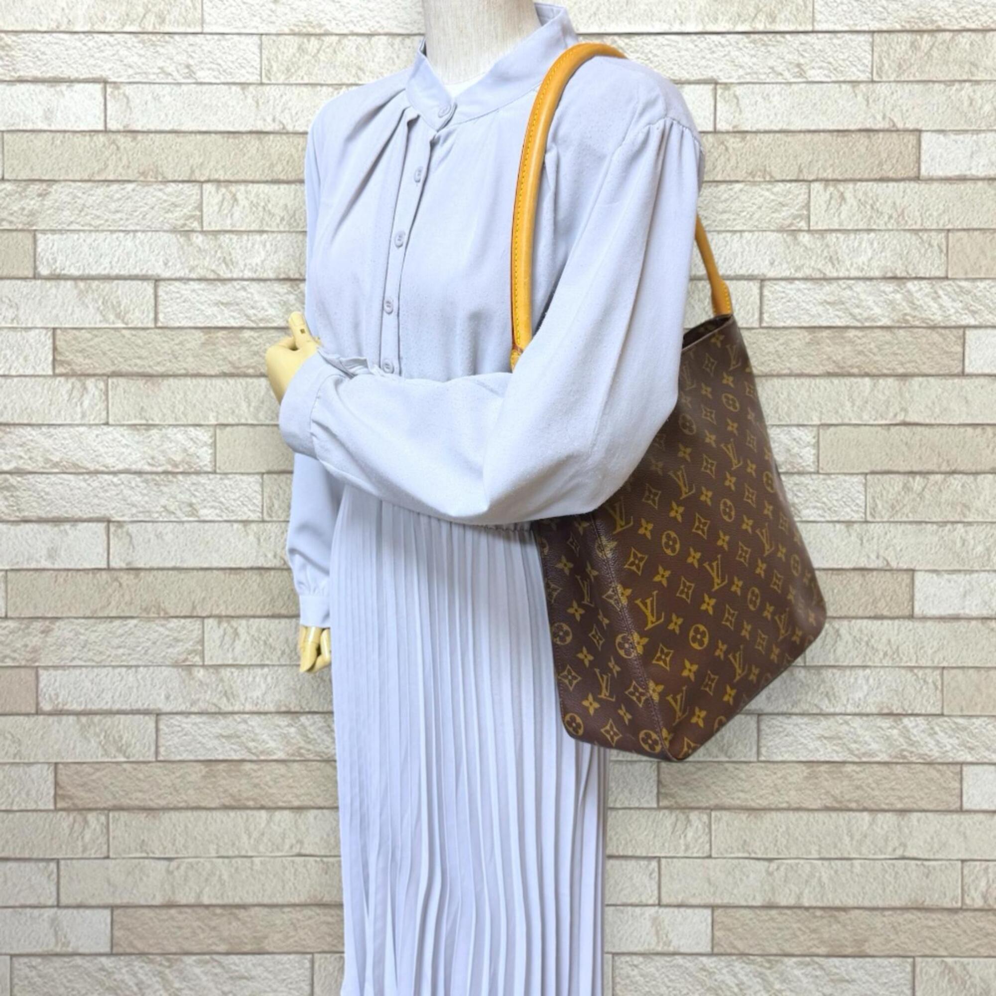 Louis Vuitton Brown Monogram Shoulder Bag (Pre-Owned)