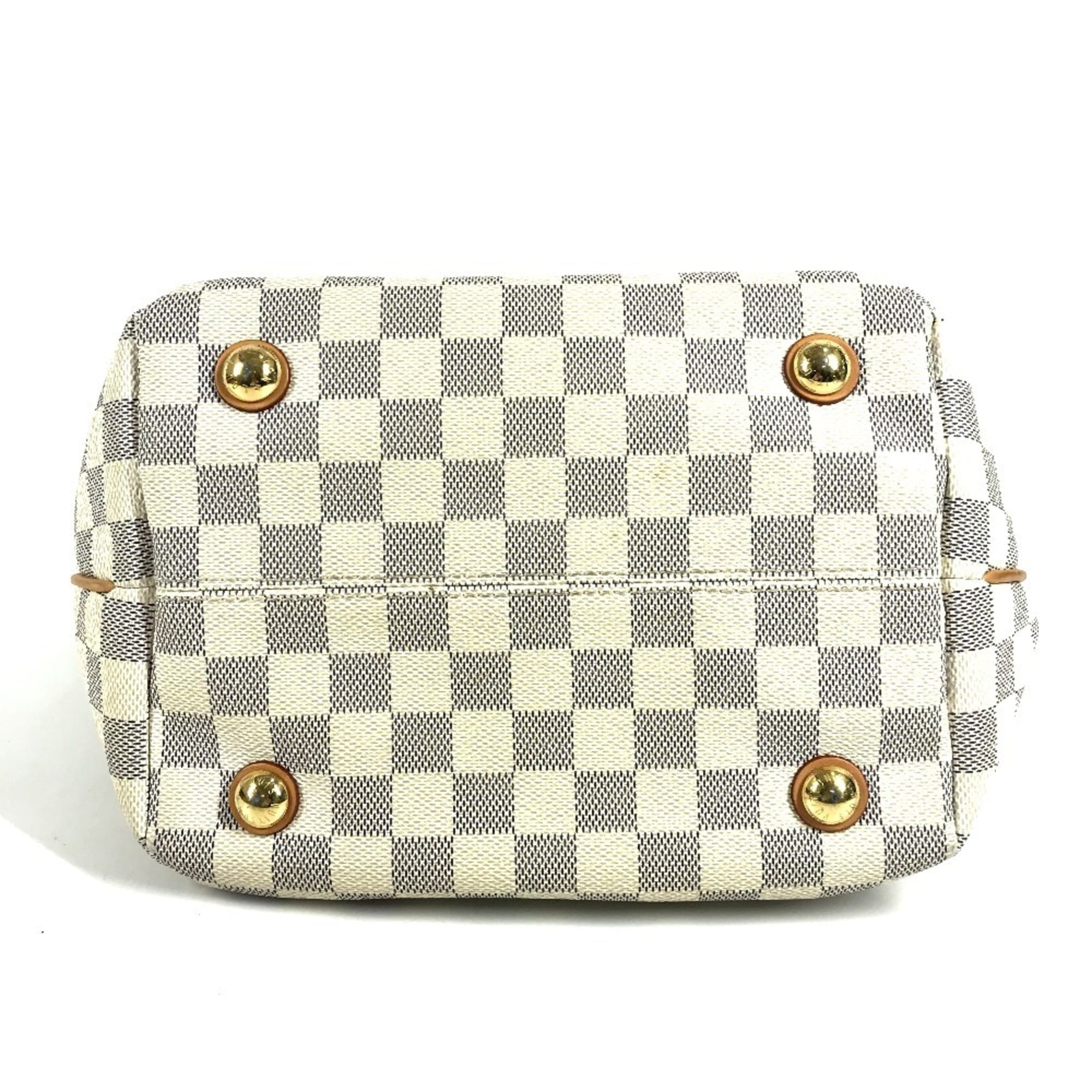 Louis Vuitton Damier Azur White Damier Azur Shoulder Bag Tote Bag (Pre-Owned)