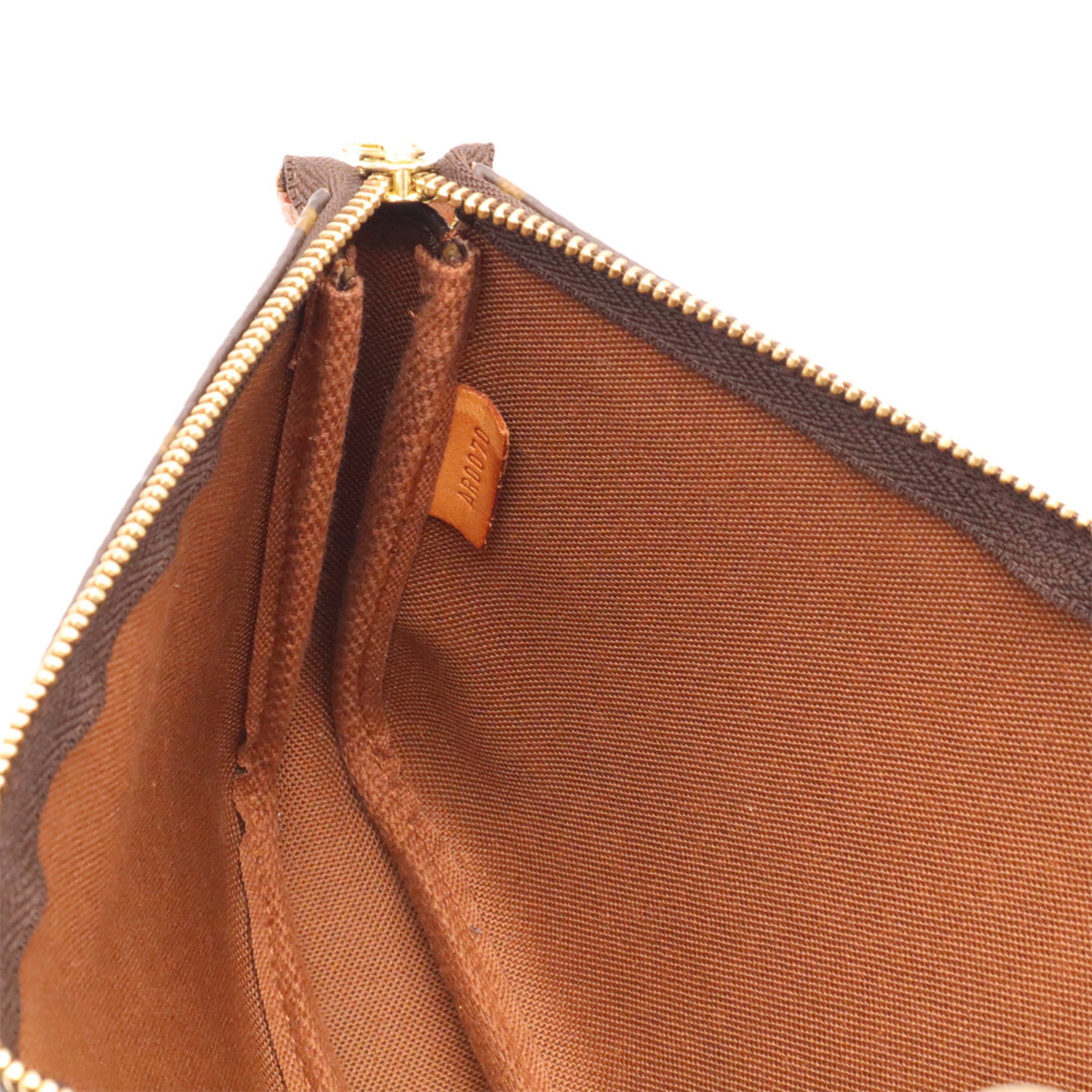 Louis Vuitton Brown Monogram Monogram Handbag Pochette Pouch (Pre-Owned)