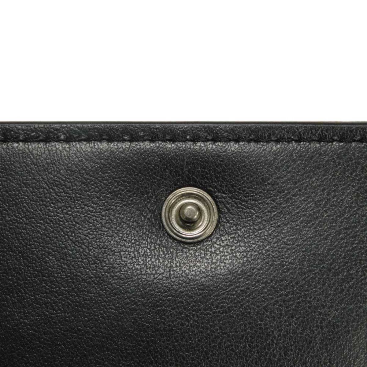 Fendi Black Gunmetal Wallet (Tri-Fold) (Pre-Owned)