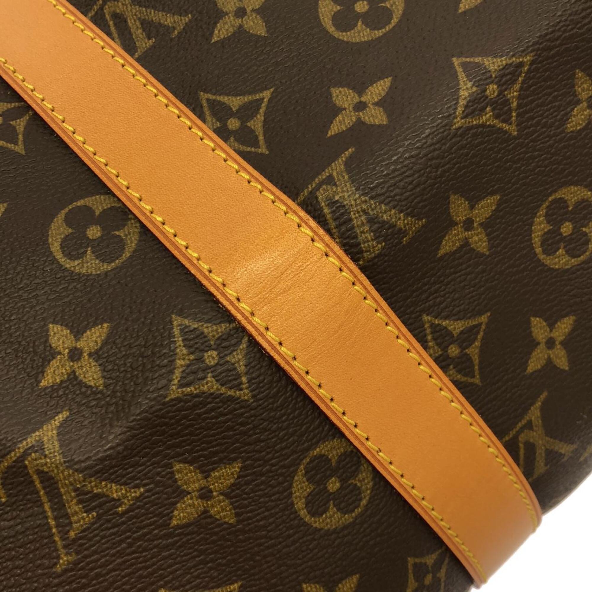 Louis Vuitton Marron Coated Canvas Boston Bag (Pre-Owned)