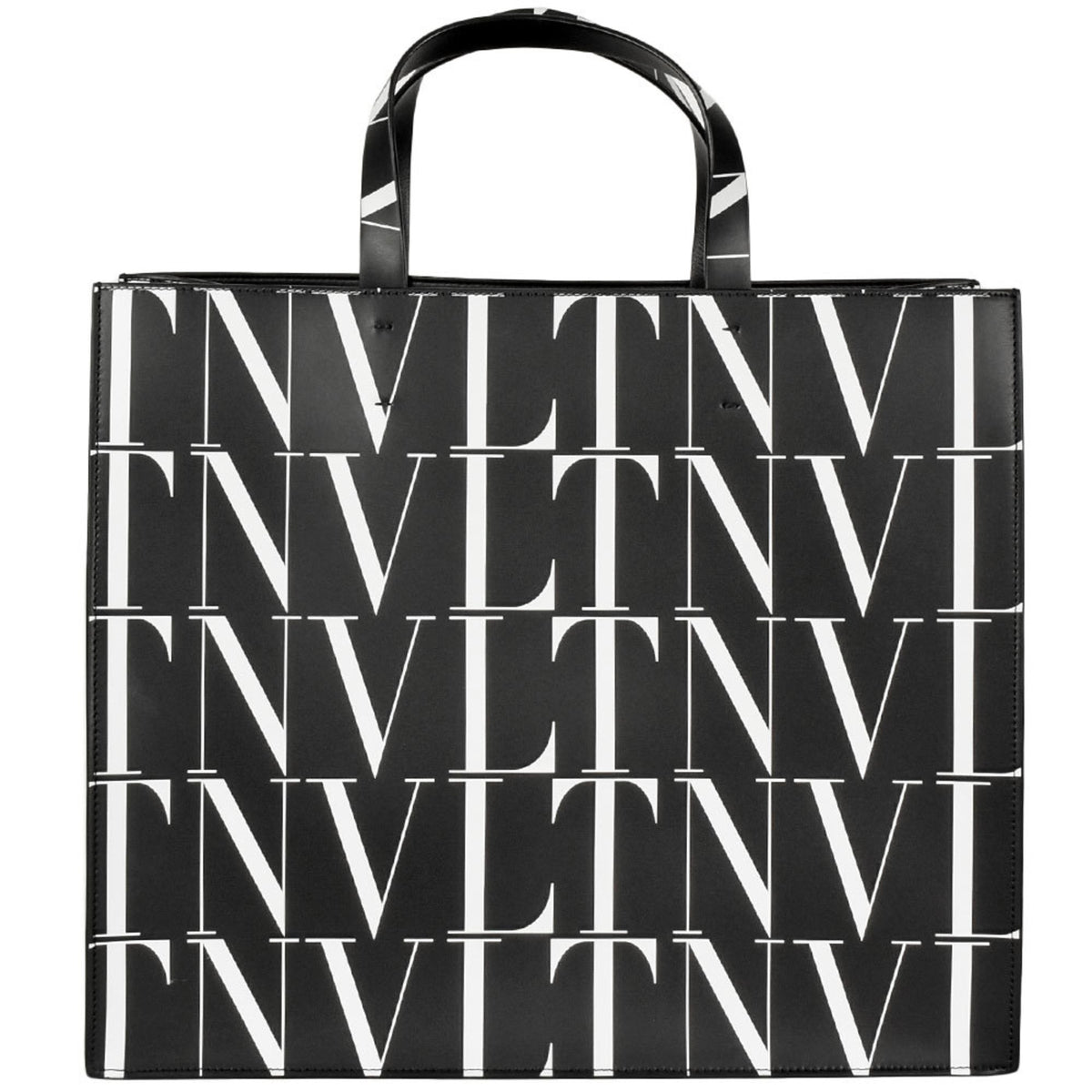 Valentino Black Leather Tote Bag (Pre-Owned)