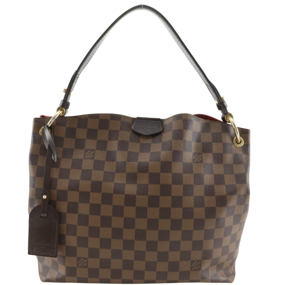 Louis Vuitton Brown Damier Canvas Shoulder Bag (Pre-Owned)