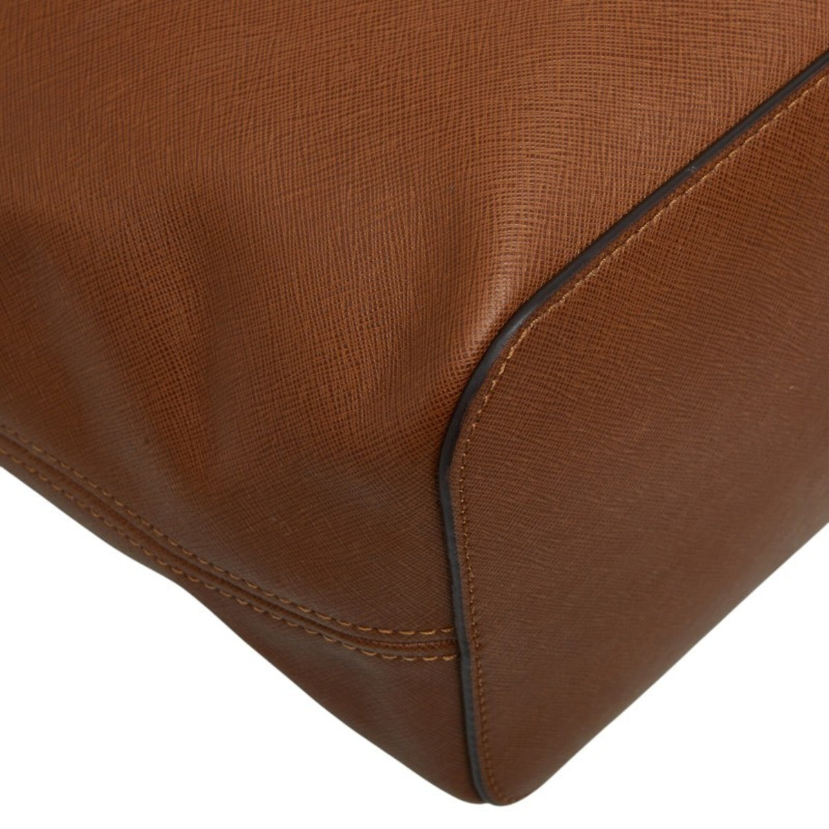 Michael Kors Brown Pvc Leather Handbag Tote Bag (Pre-Owned)