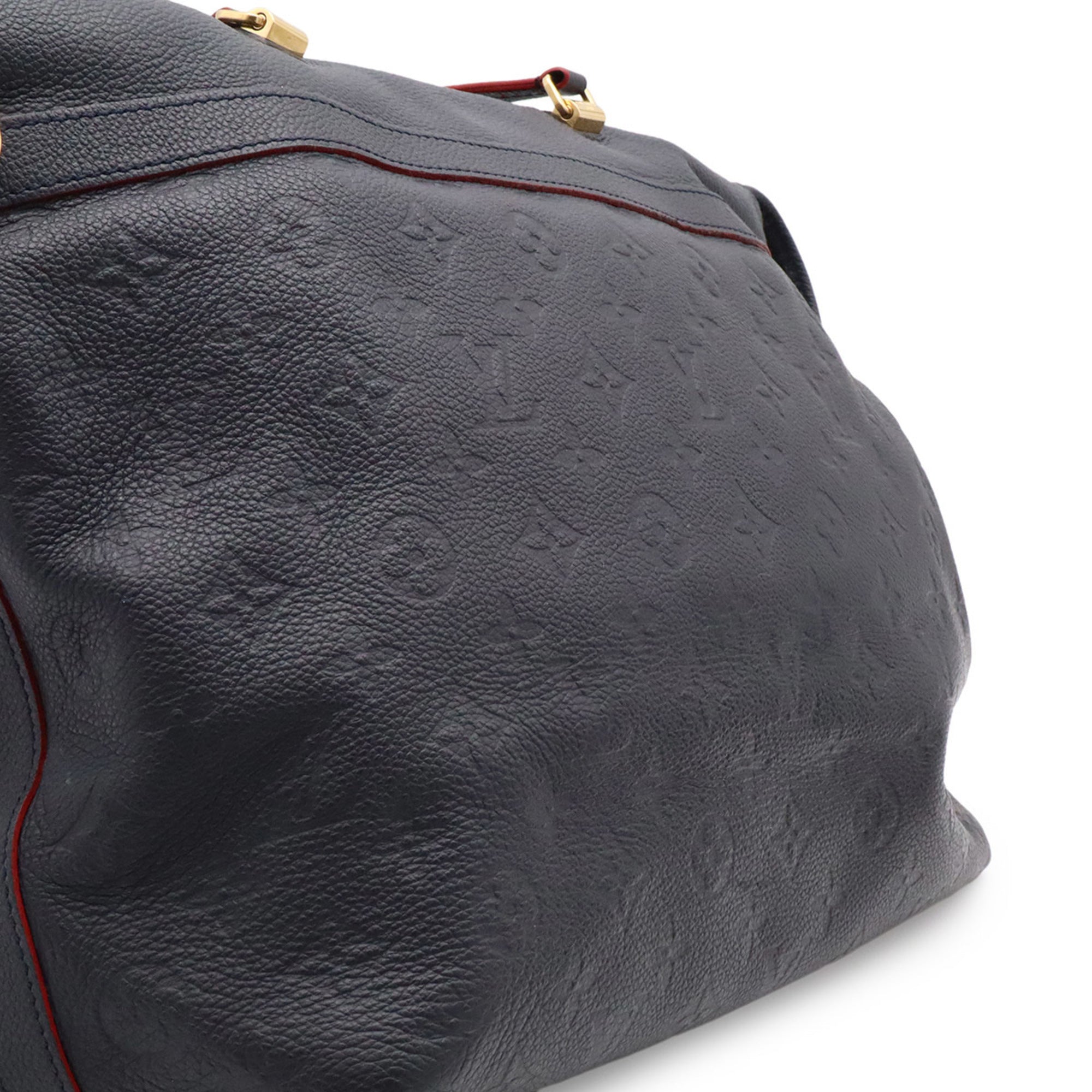 Louis Vuitton Marine Rouge Navy Monogram Empreinte Shoulder Bag Tote Bag (Pre-Owned)