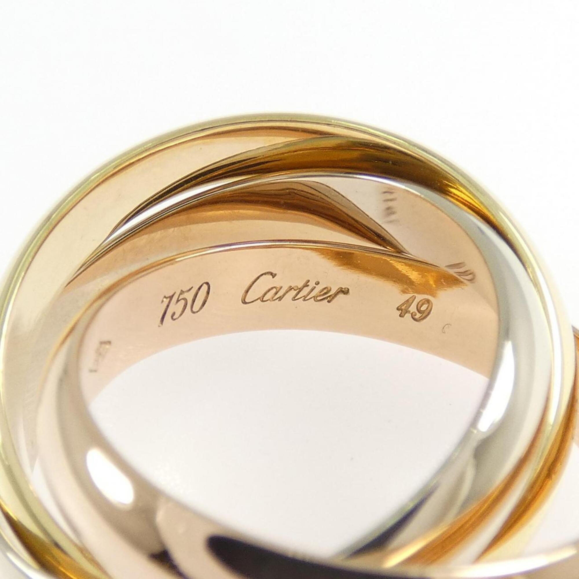 Cartier Yellow Gold (18K) Pink Gold (18K) White Gold (18K) Band Ring (Pre-Owned)