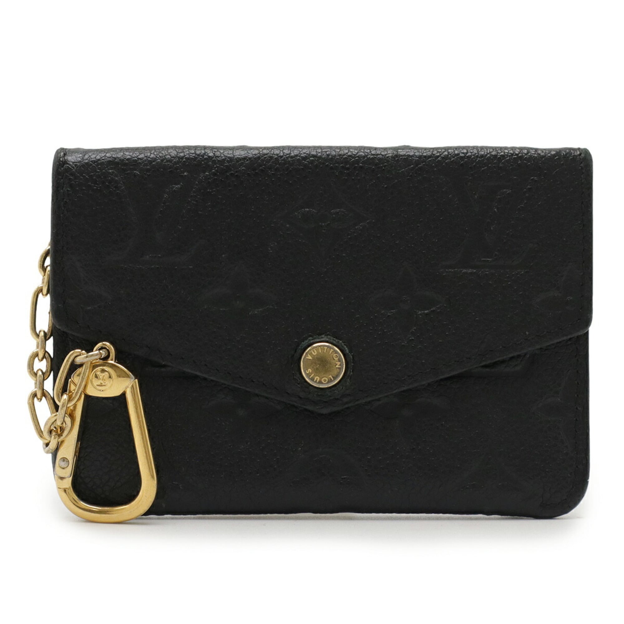 Louis Vuitton Monogram Empreinte Black Noir Monogram Empreinte Coin Purse/Coin Case (Pre-Owned)