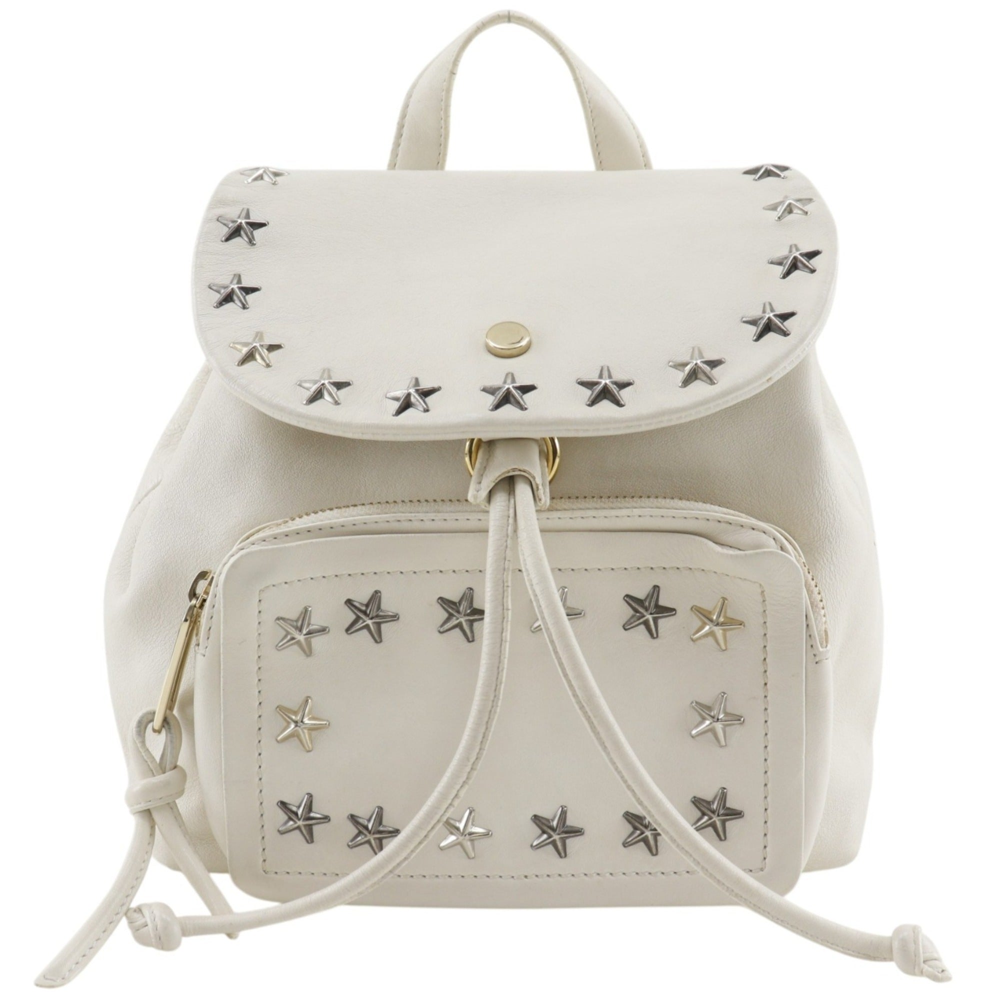 Jimmy Choo White Leather Handbag (Pre-Owned)