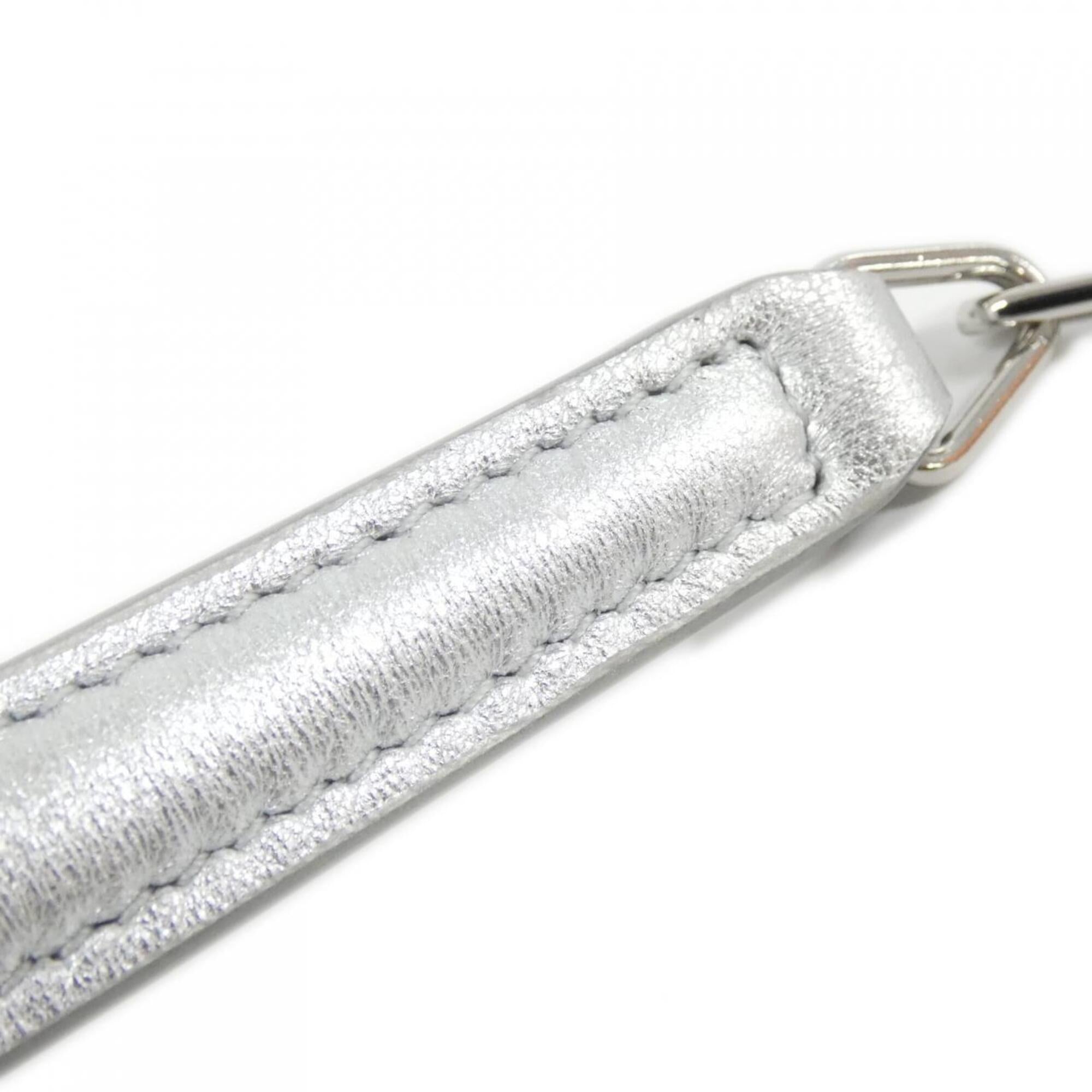 Christian Dior Silver Leather Clutch Bag (Pre-Owned)