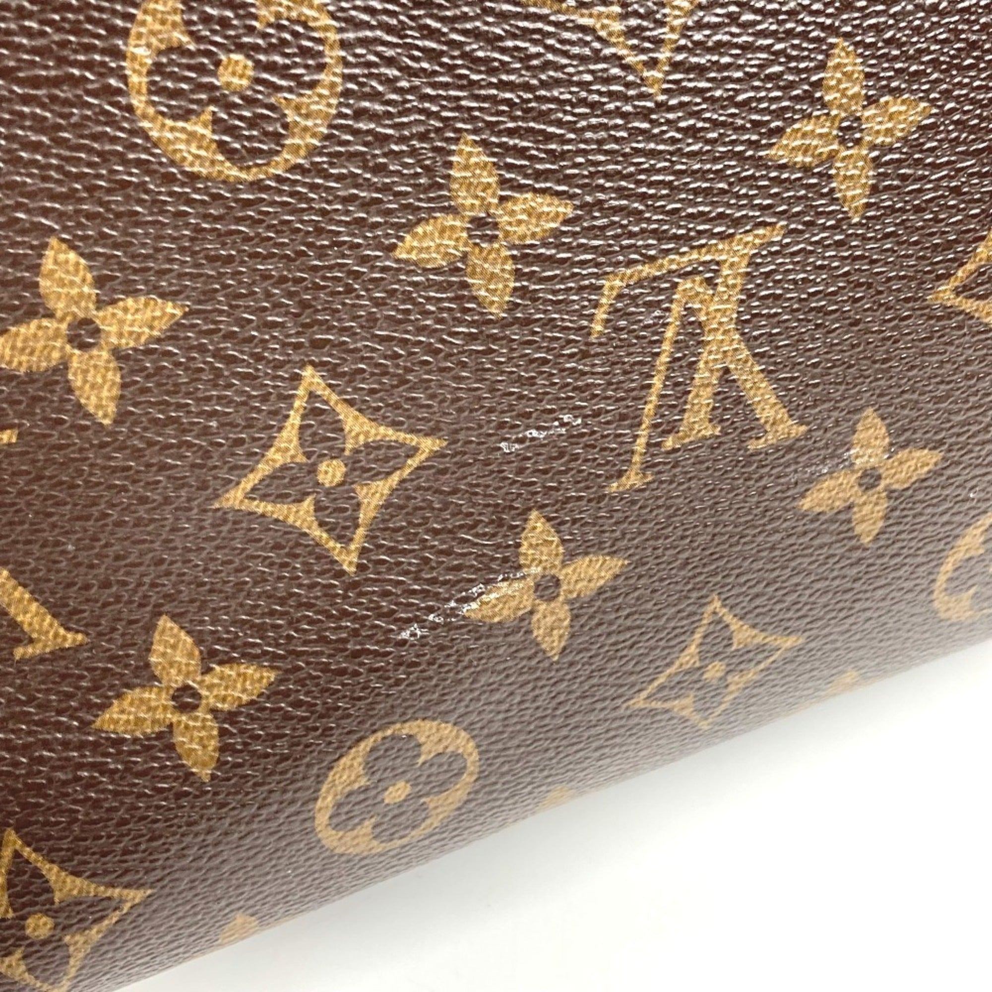 Louis Vuitton Brown Monogram Shoulder Bag Tote Bag (Pre-Owned)