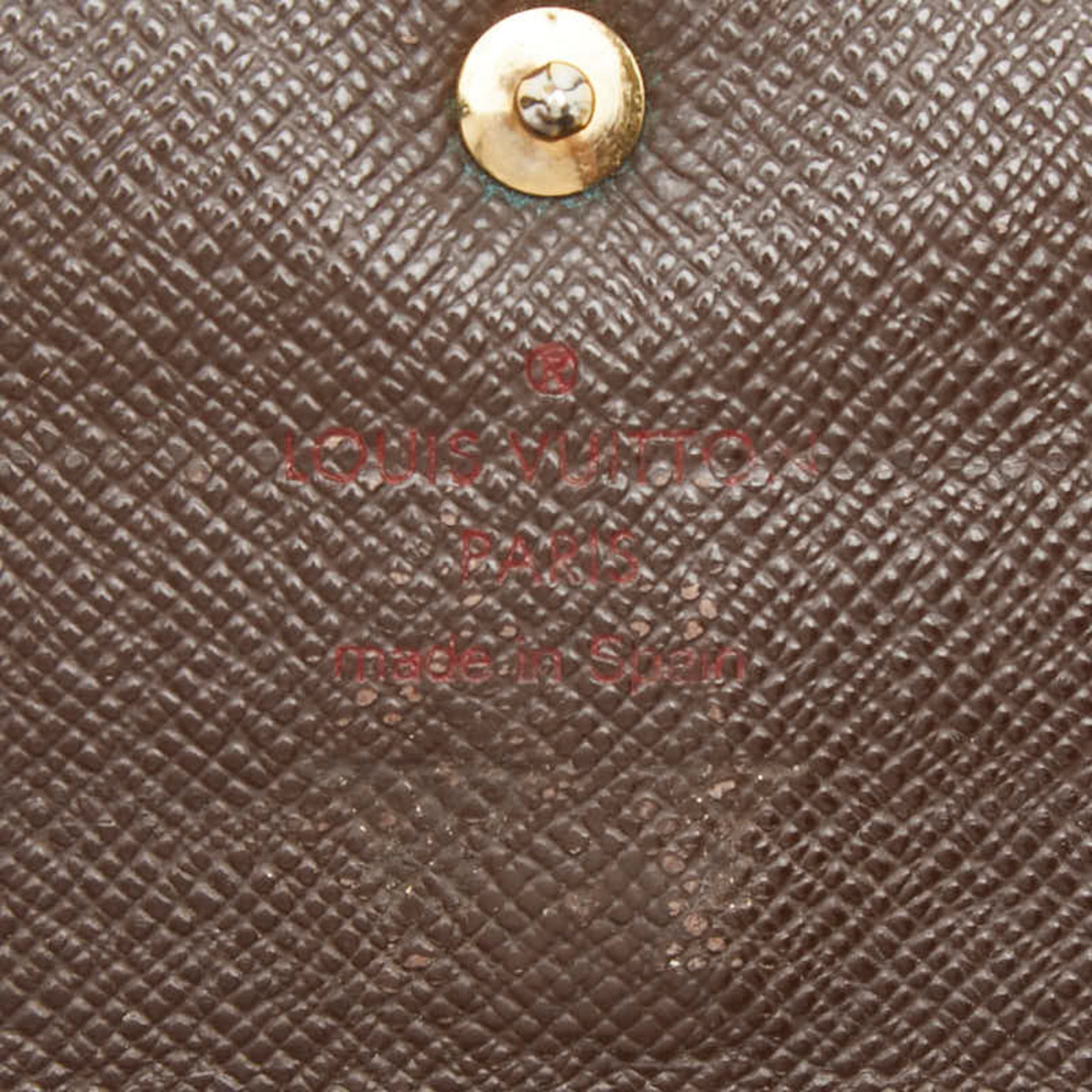 Louis Vuitton Brown Pvc Leather Long Wallet (Bi-Fold) (Pre-Owned)