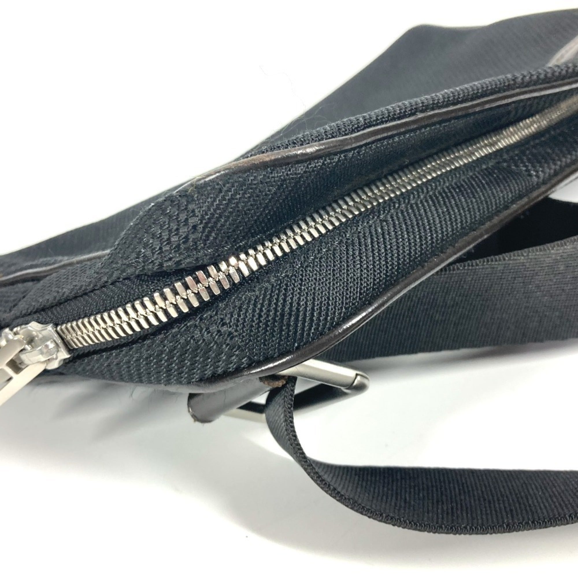 Louis Vuitton Black Noir Damier Geant Fanny Pack Shoulder Bag Sling Bag (Pre-Owned)