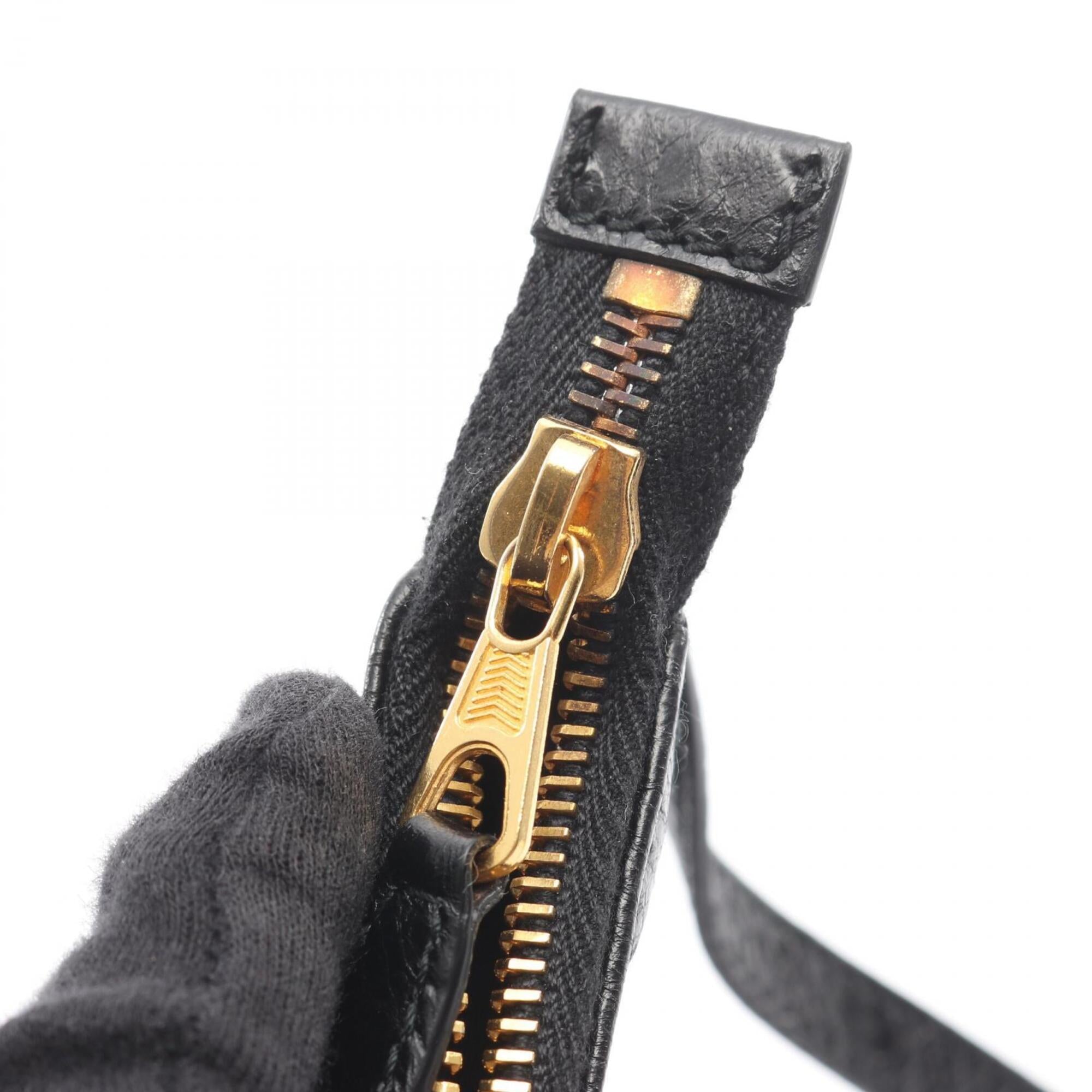 Balenciaga Black Leather Handbag Shoulder Bag (Pre-Owned)
