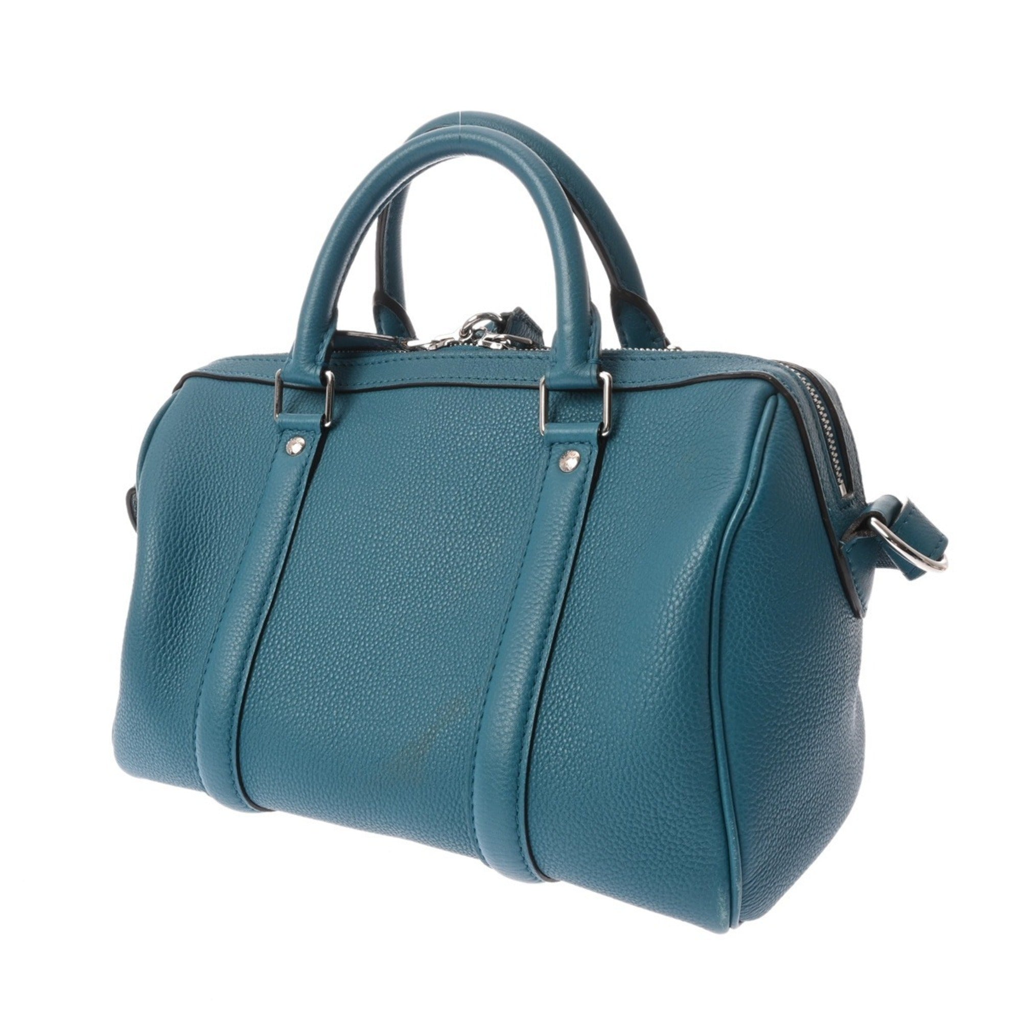 Louis Vuitton Blue Leather Handbag (Pre-Owned)