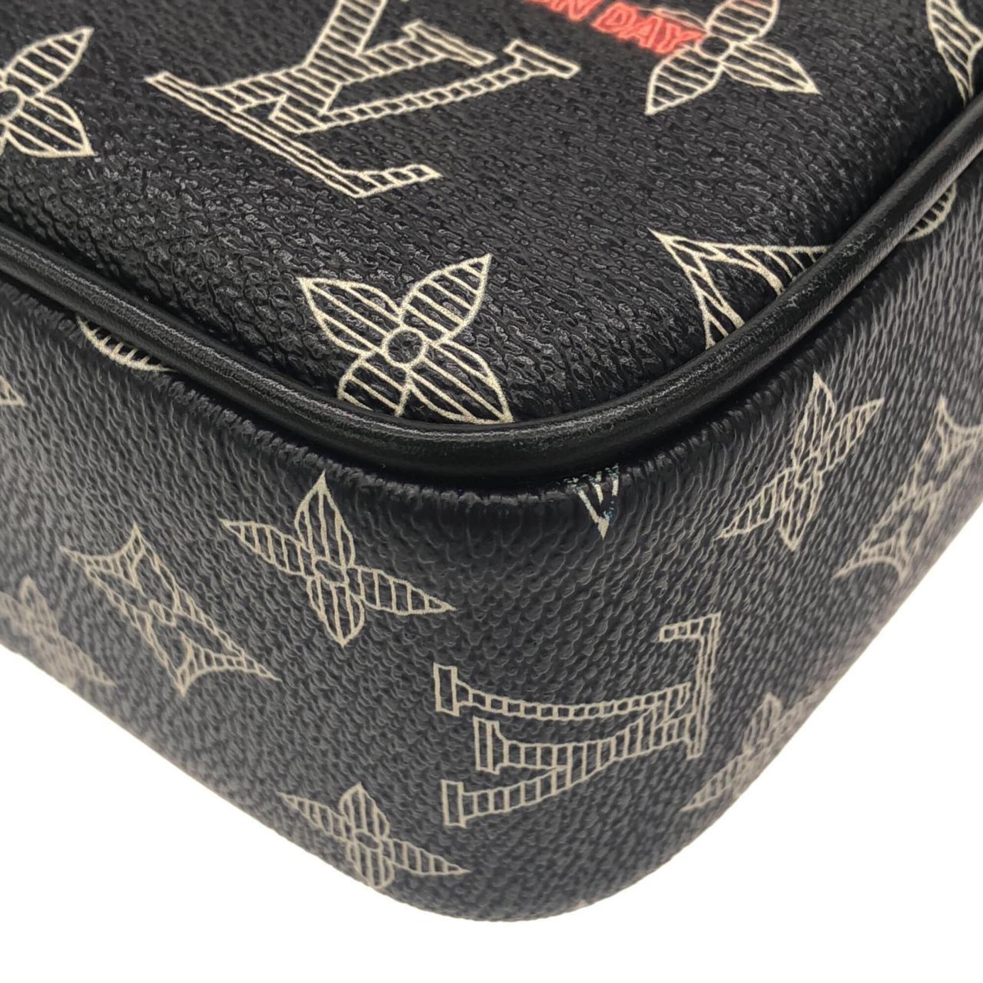 Louis Vuitton Blue Corail Marine Monogram Coated Canvas Shoulder Bag (Pre-Owned)
